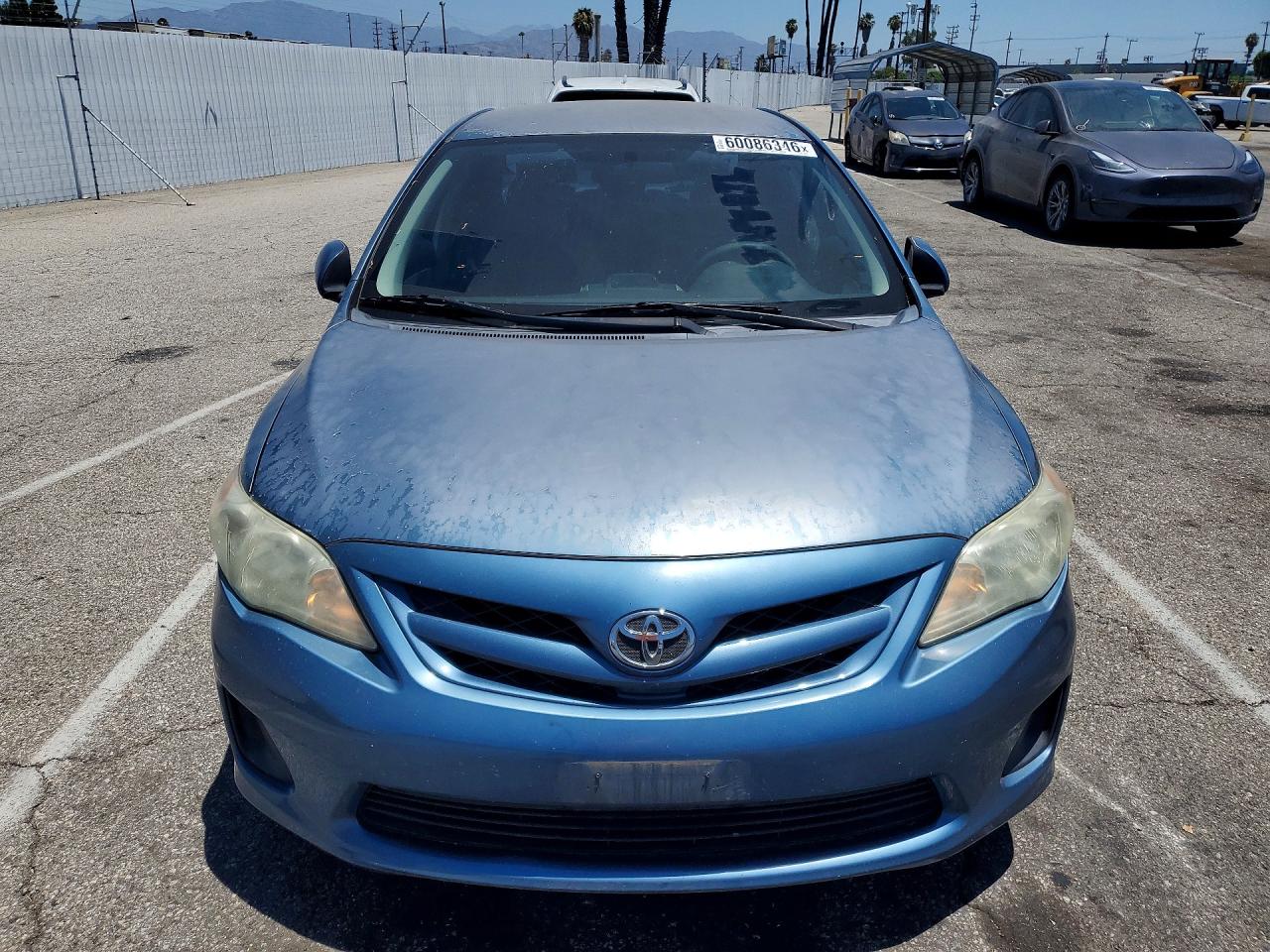 2012 Toyota Corolla L Blue vin: 5YFBU4EEXCP073301