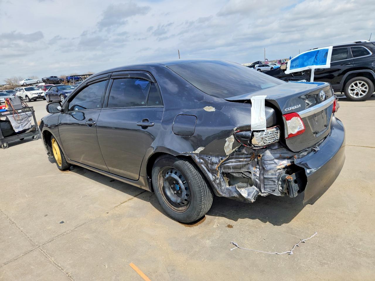 2013 Toyota Corolla S Gray vin: 5YFBU4EEXDP076829