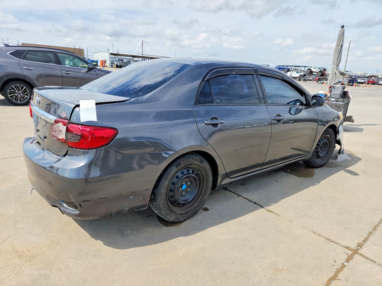 2013 Toyota Corolla S Gray vin: 5YFBU4EEXDP076829