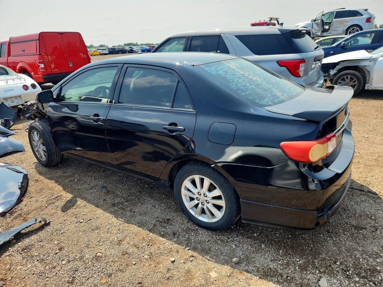 2013 Toyota Corolla S Black vin: 5YFBU4EEXDP077866