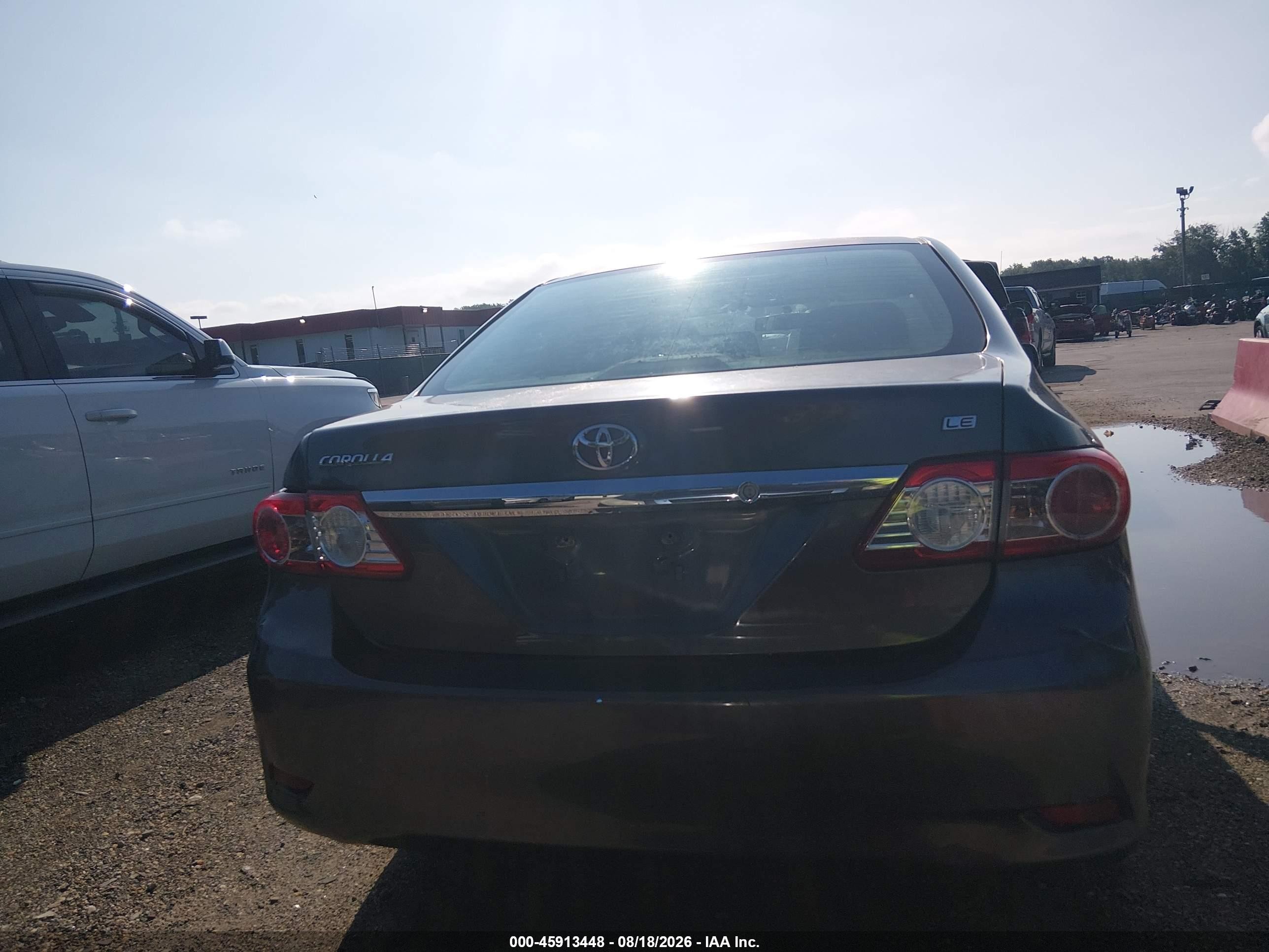 2013 Toyota Corolla Le Gray vin: 5YFBU4EEXDP078063