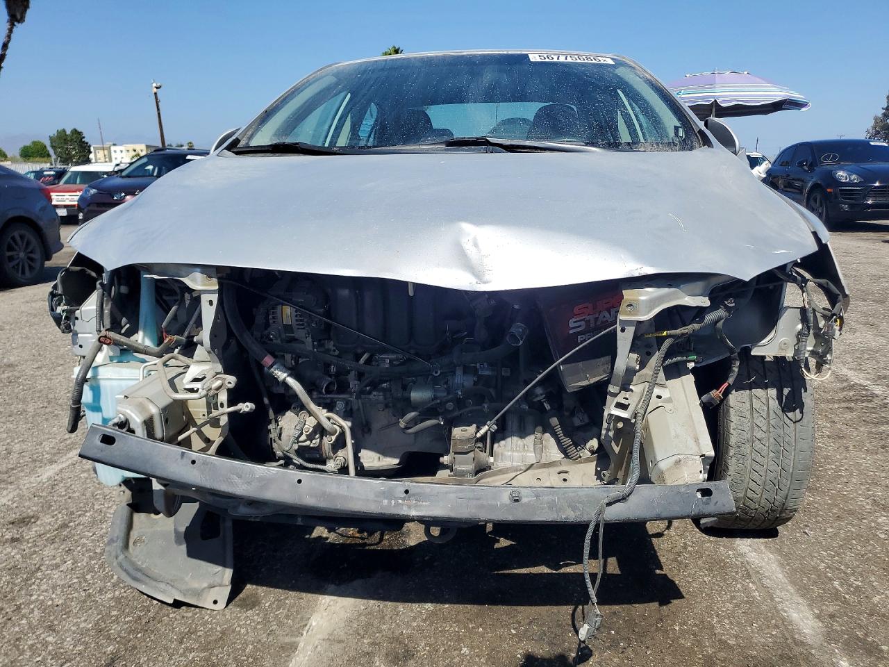 2013 Toyota Corolla Le Silver vin: 5YFBU4EEXDP082341