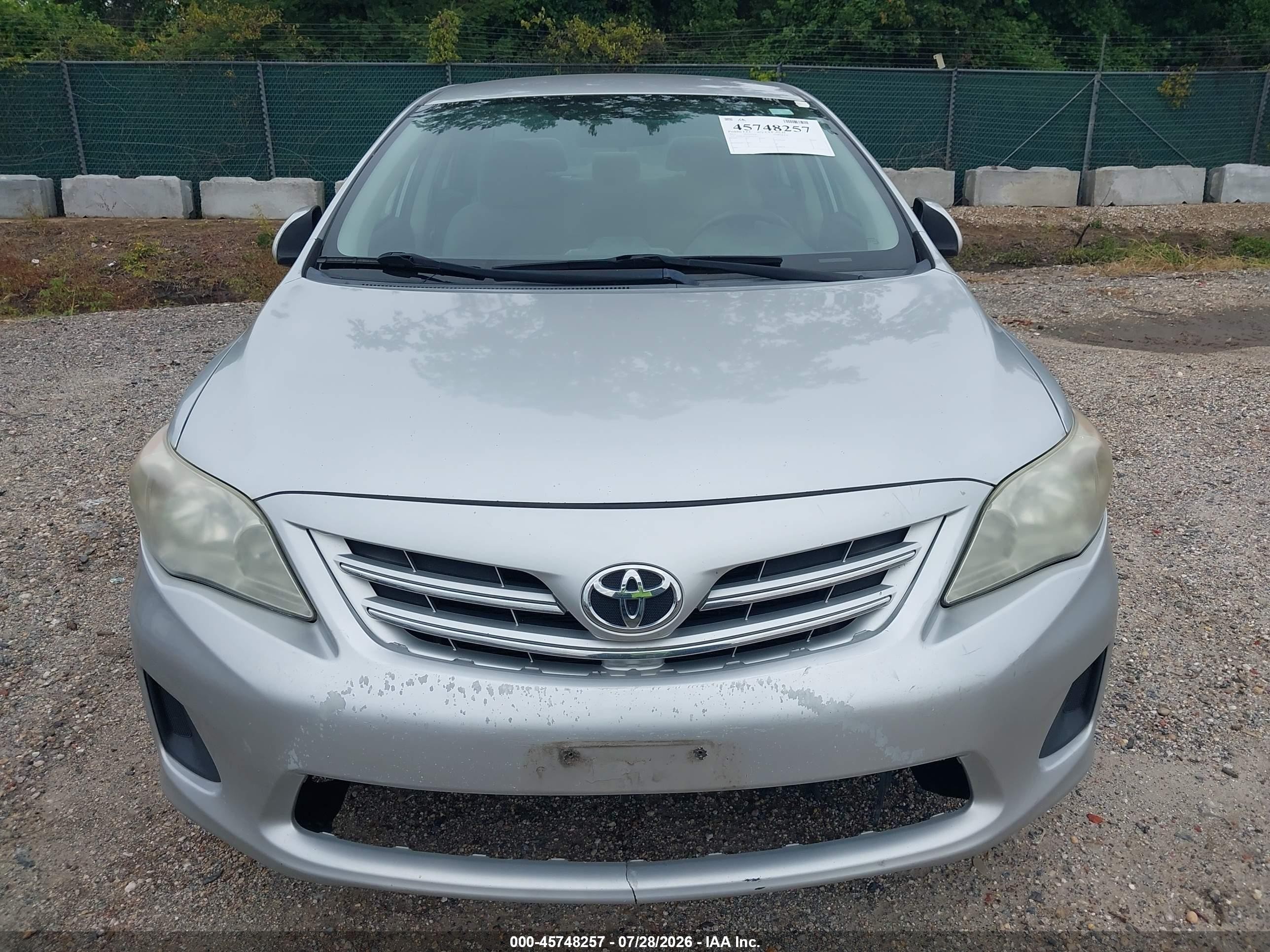2013 Toyota Corolla Le Silver vin: 5YFBU4EEXDP097437