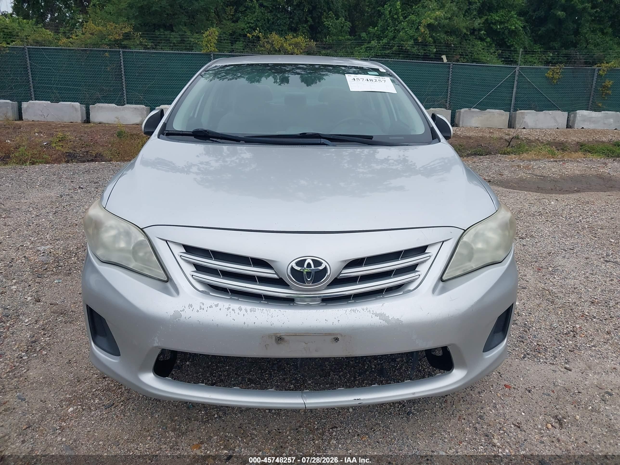 2013 Toyota Corolla Le Silver vin: 5YFBU4EEXDP097437
