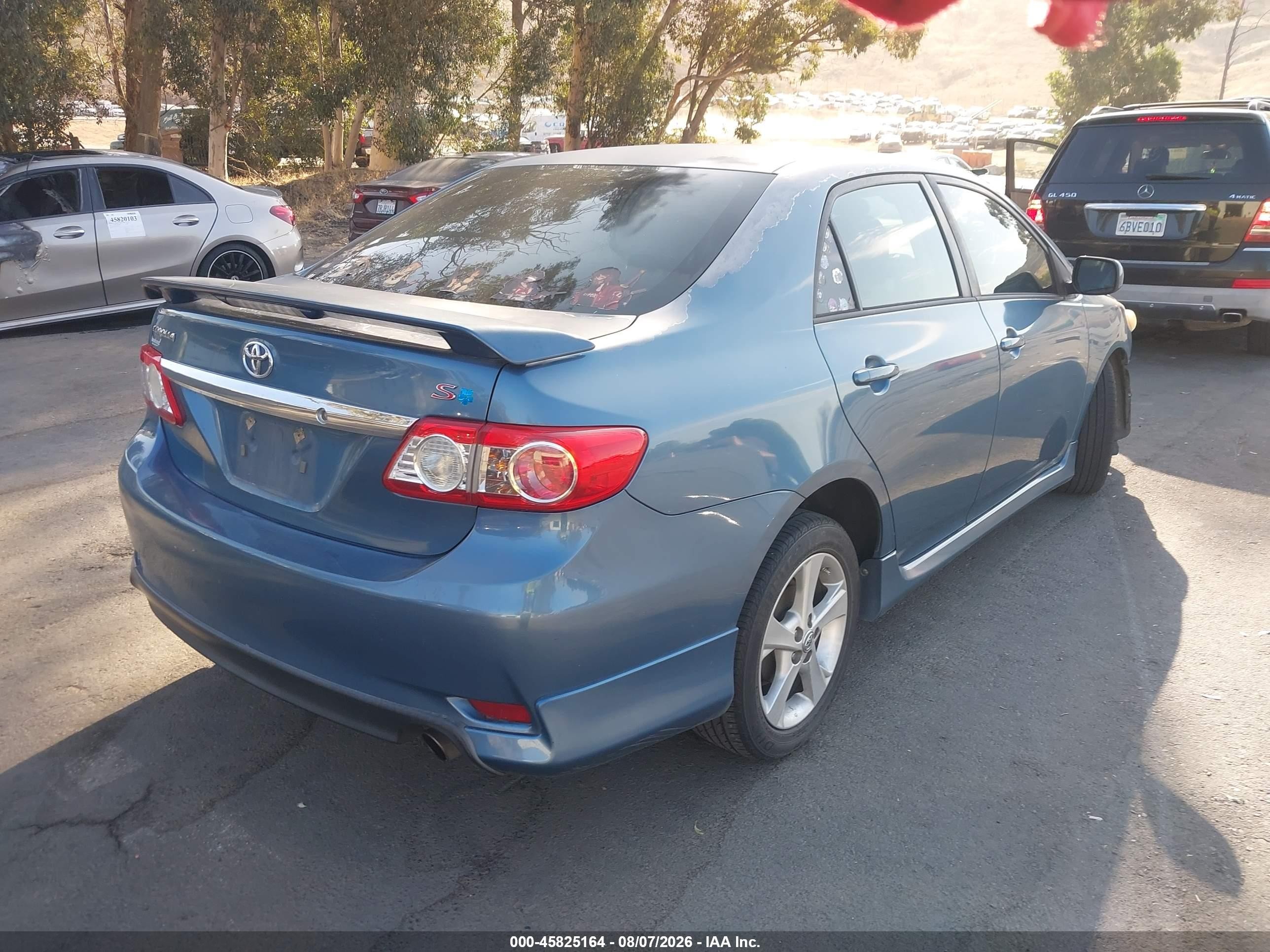 2013 Toyota Corolla S Синий vin: 5YFBU4EEXDP112941