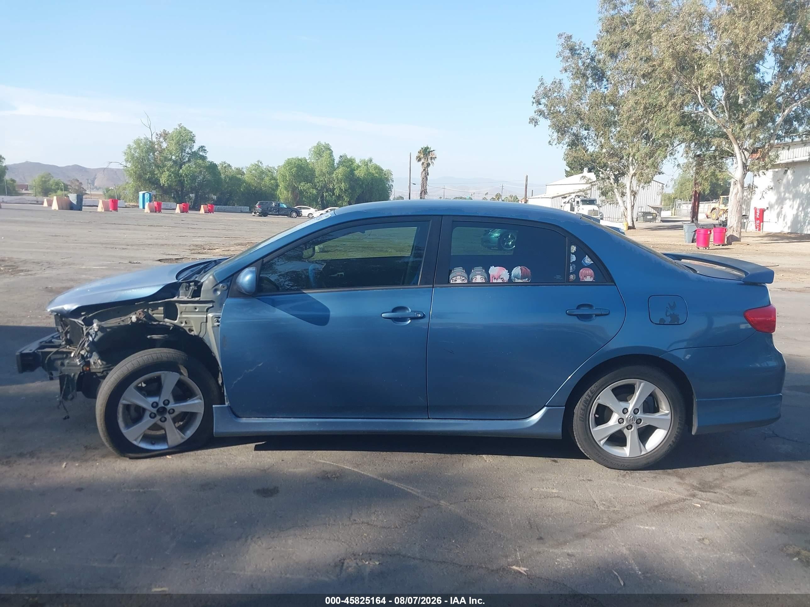2013 Toyota Corolla S Синий vin: 5YFBU4EEXDP112941