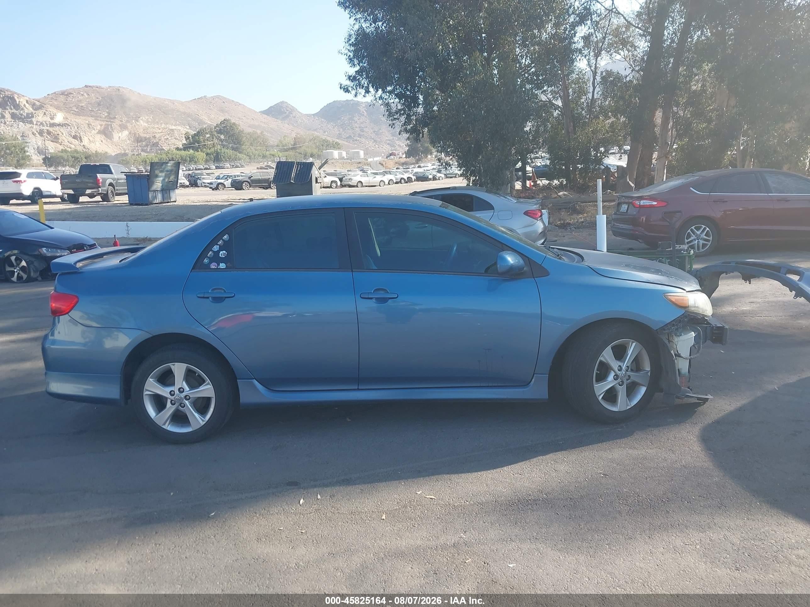 2013 Toyota Corolla S Синий vin: 5YFBU4EEXDP112941