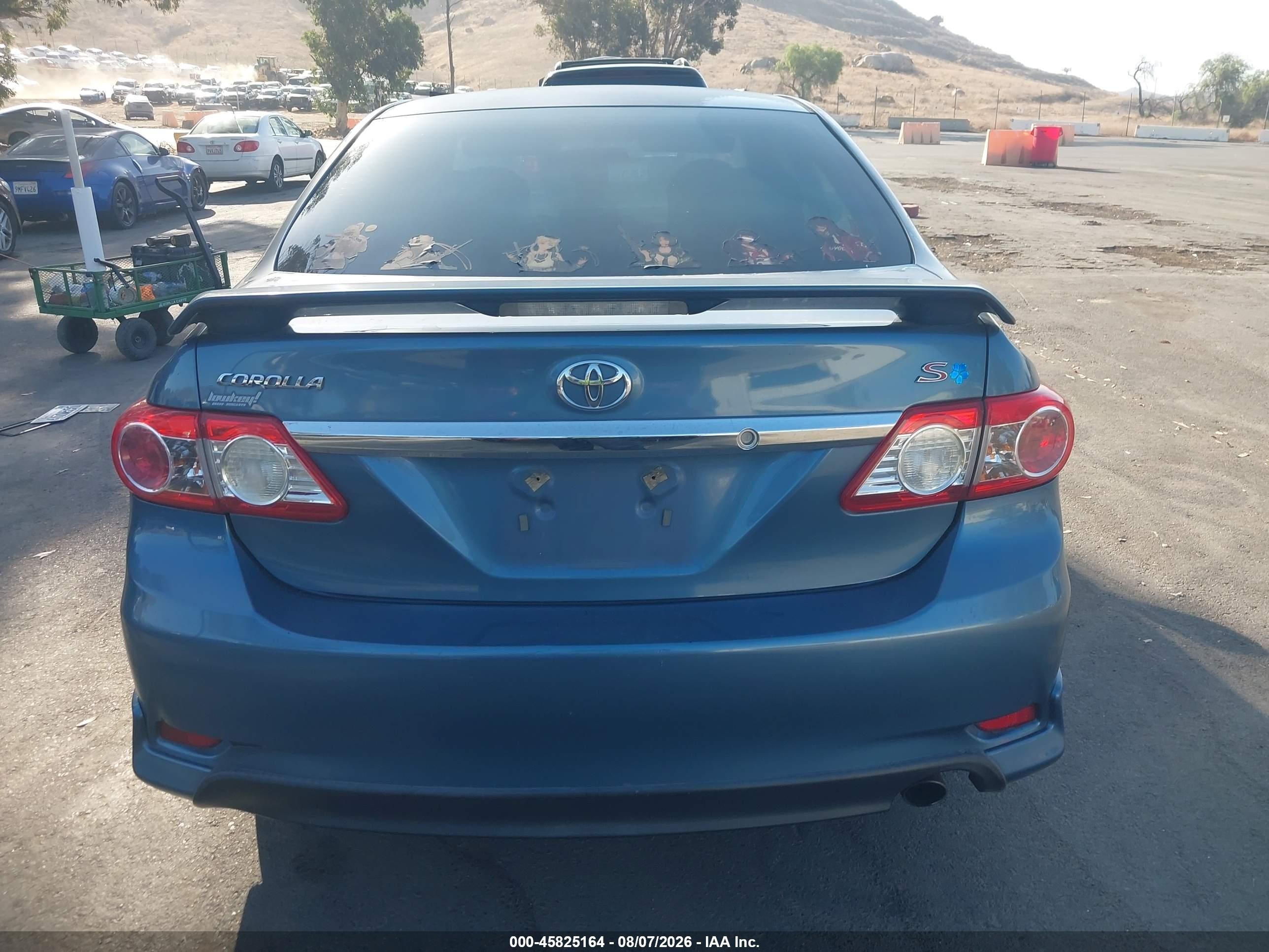 2013 Toyota Corolla S Синий vin: 5YFBU4EEXDP112941