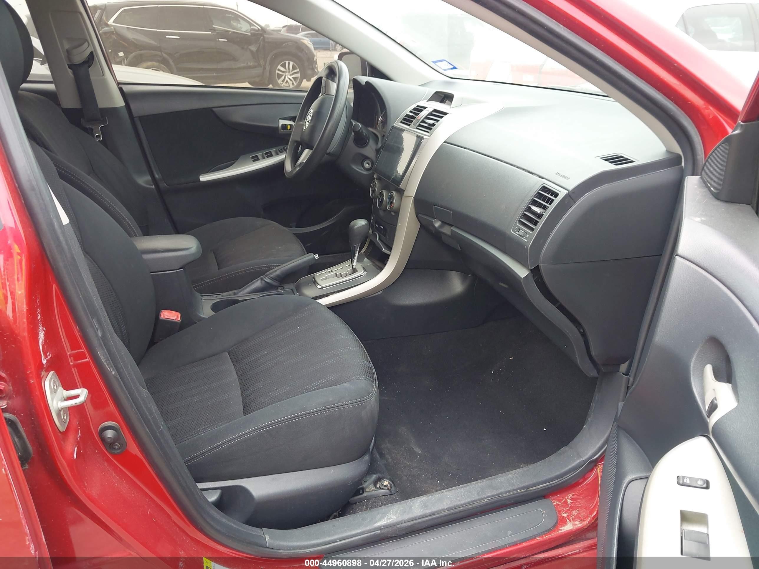 2013 Toyota Corolla S Red vin: 5YFBU4EEXDP113457