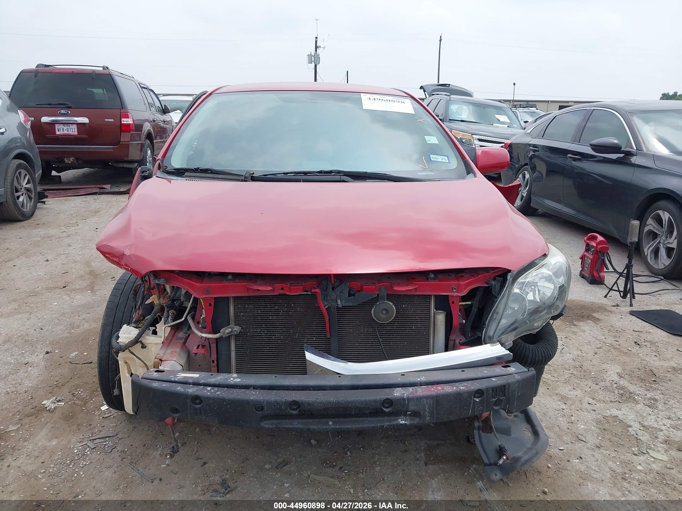 2013 Toyota Corolla S Red vin: 5YFBU4EEXDP113457