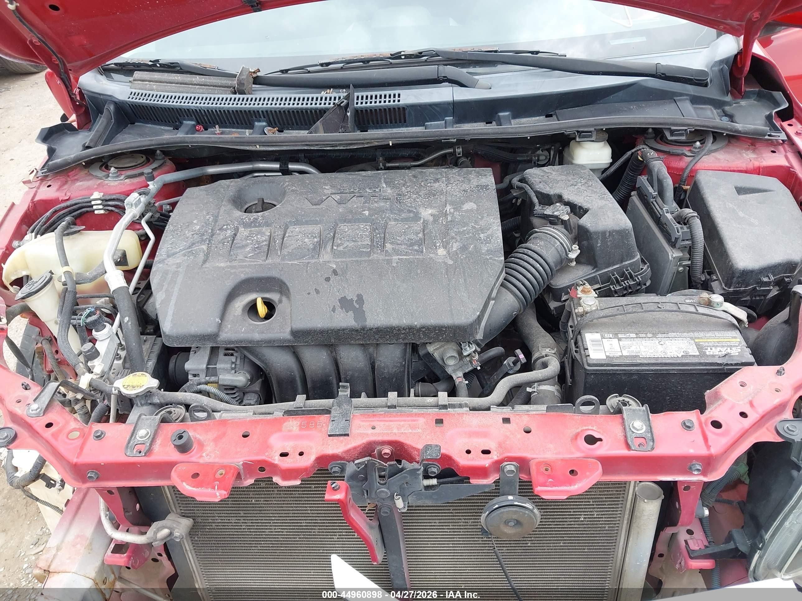 2013 Toyota Corolla S Red vin: 5YFBU4EEXDP113457