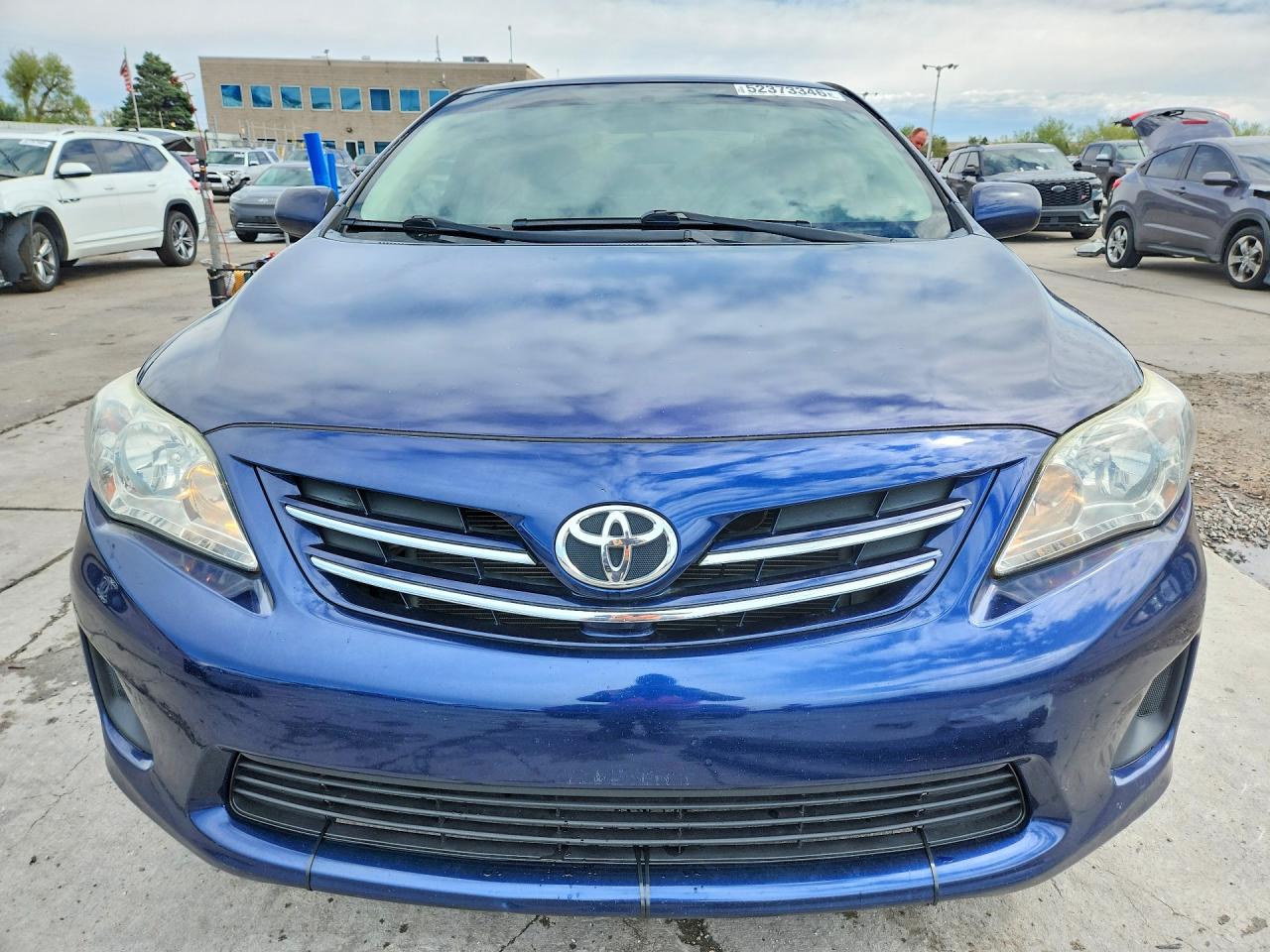 2013 Toyota Corolla Le Blue vin: 5YFBU4EEXDP113930