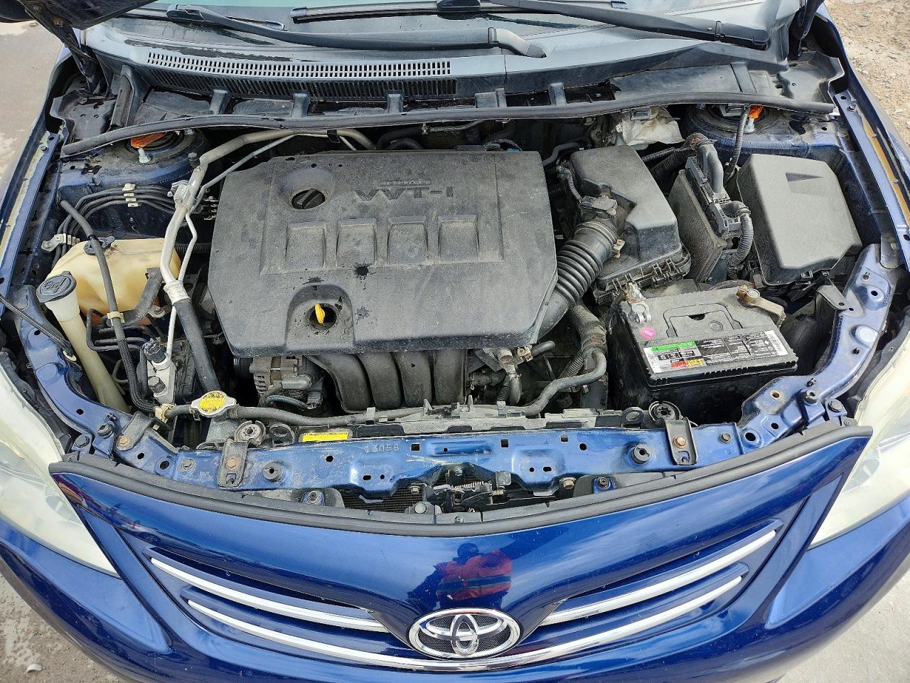 2013 Toyota Corolla Le Blue vin: 5YFBU4EEXDP113930