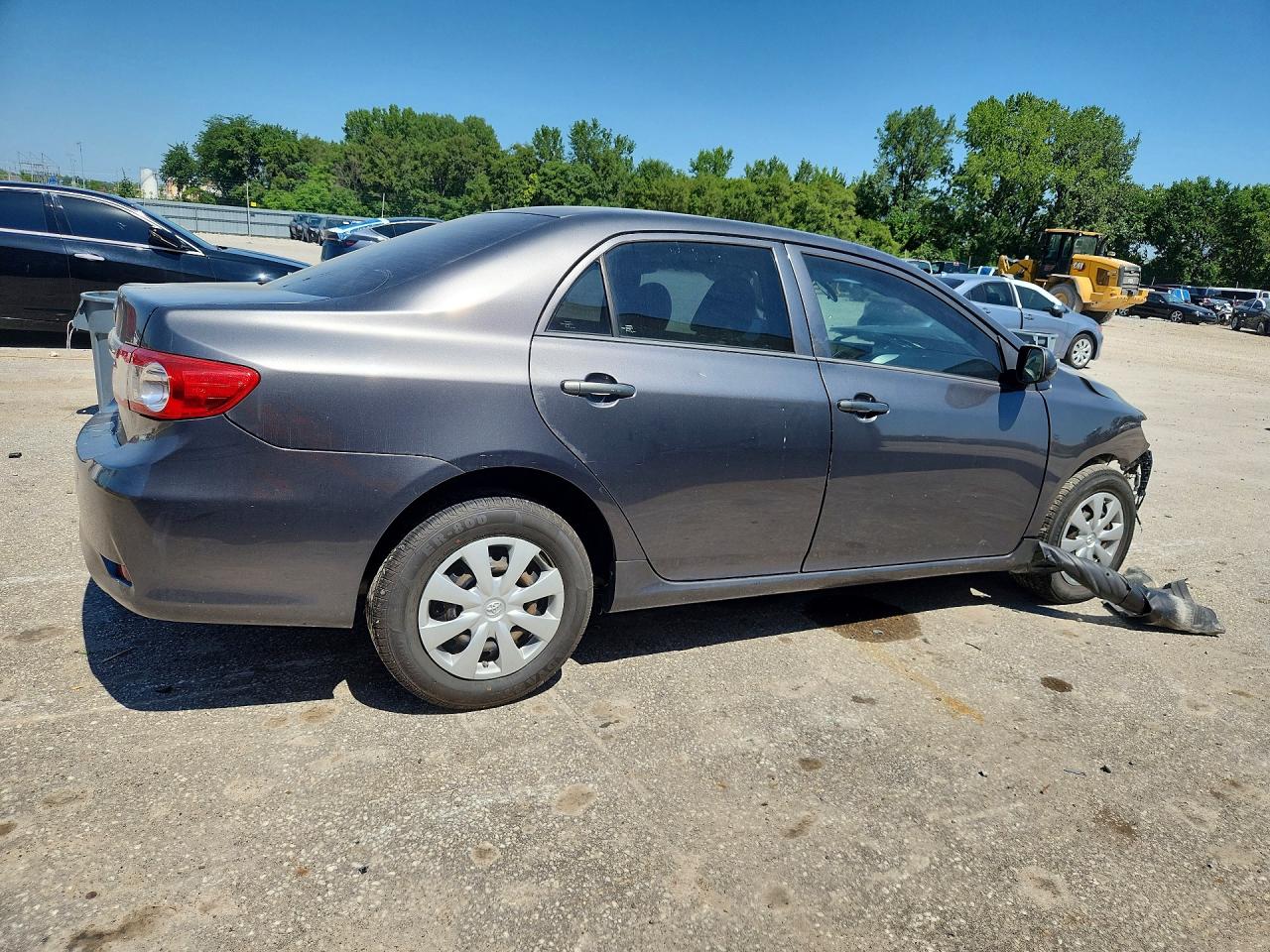 2013 Toyota Corolla L Charcoal vin: 5YFBU4EEXDP118416