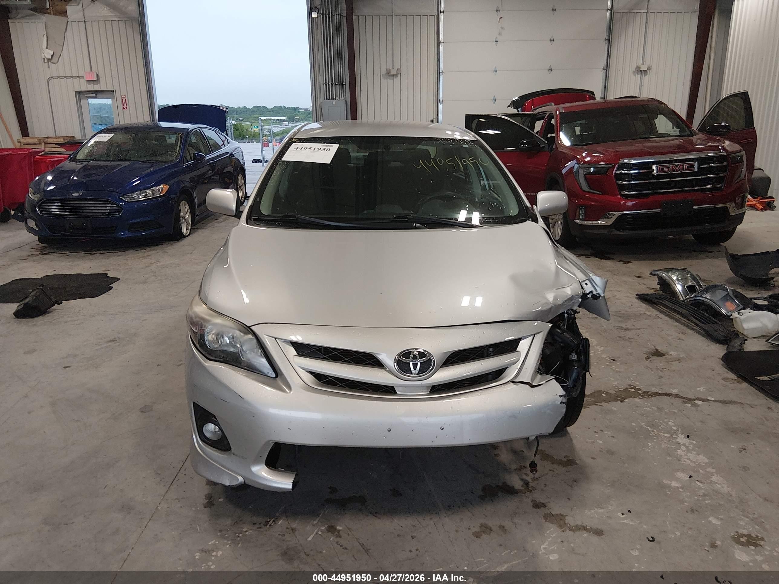 2013 Toyota Corolla S Gray vin: 5YFBU4EEXDP119615