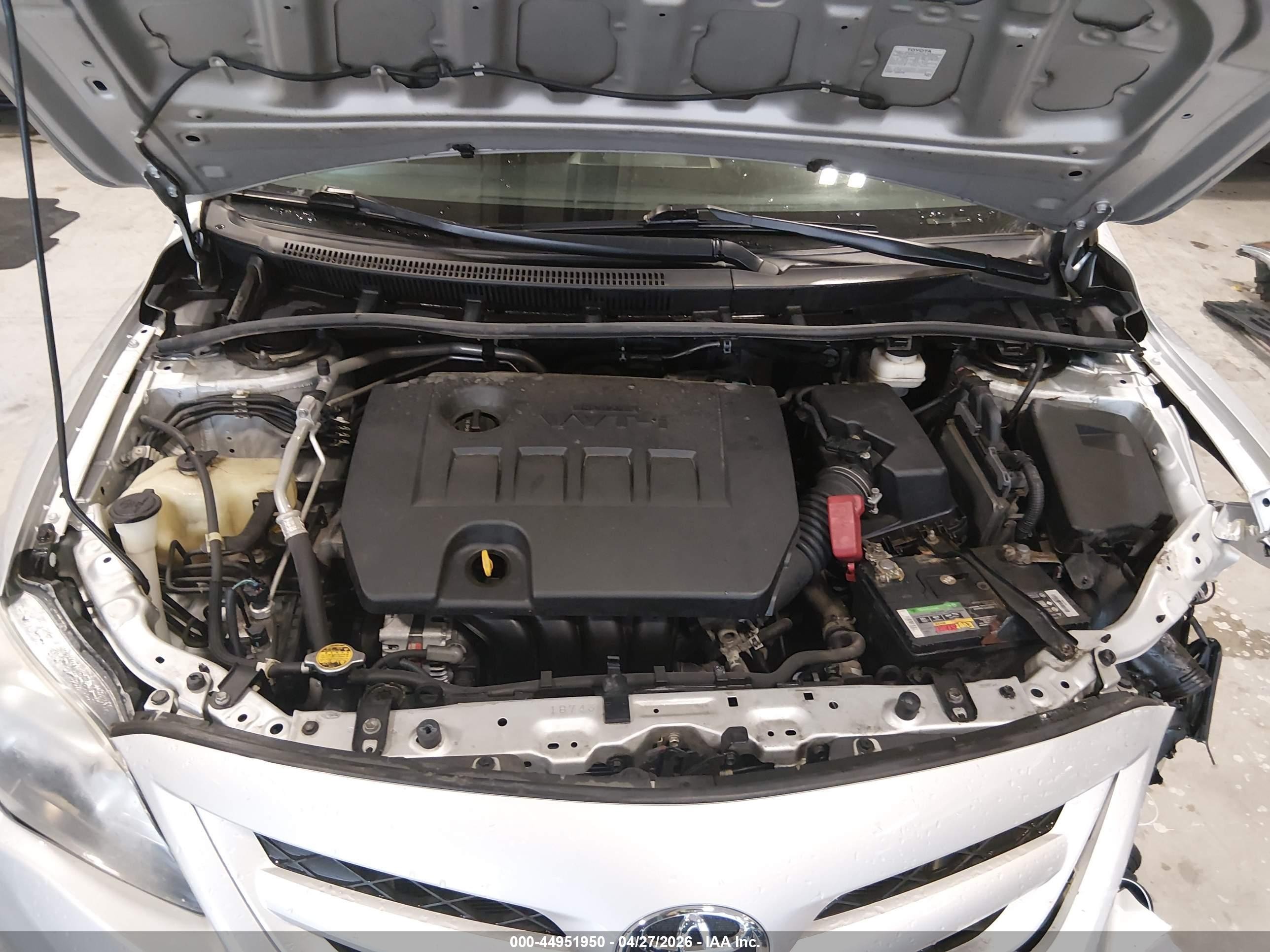 2013 Toyota Corolla S Gray vin: 5YFBU4EEXDP119615