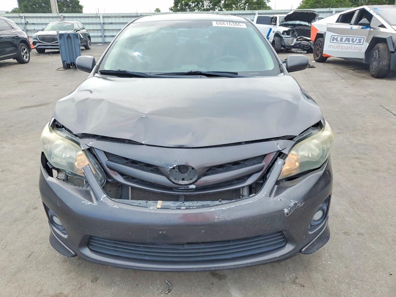 2013 Toyota Corolla S Gray vin: 5YFBU4EEXDP122417