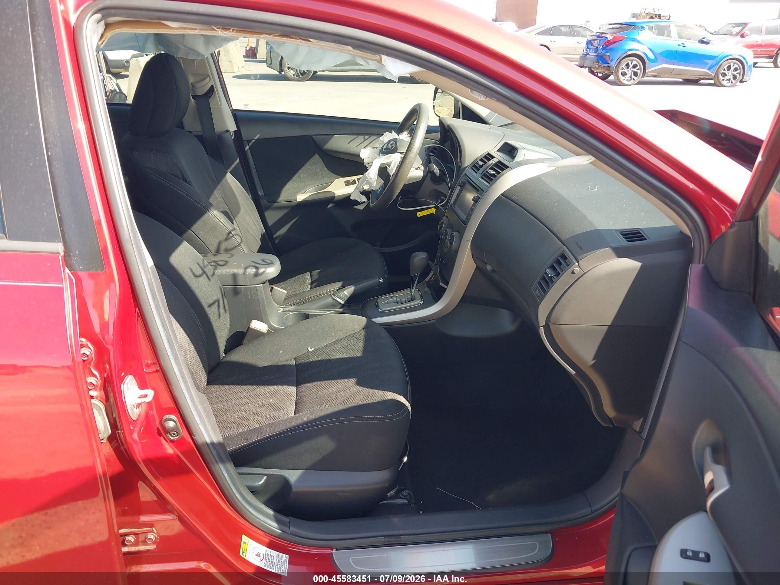 2013 Toyota Corolla S Red vin: 5YFBU4EEXDP140044