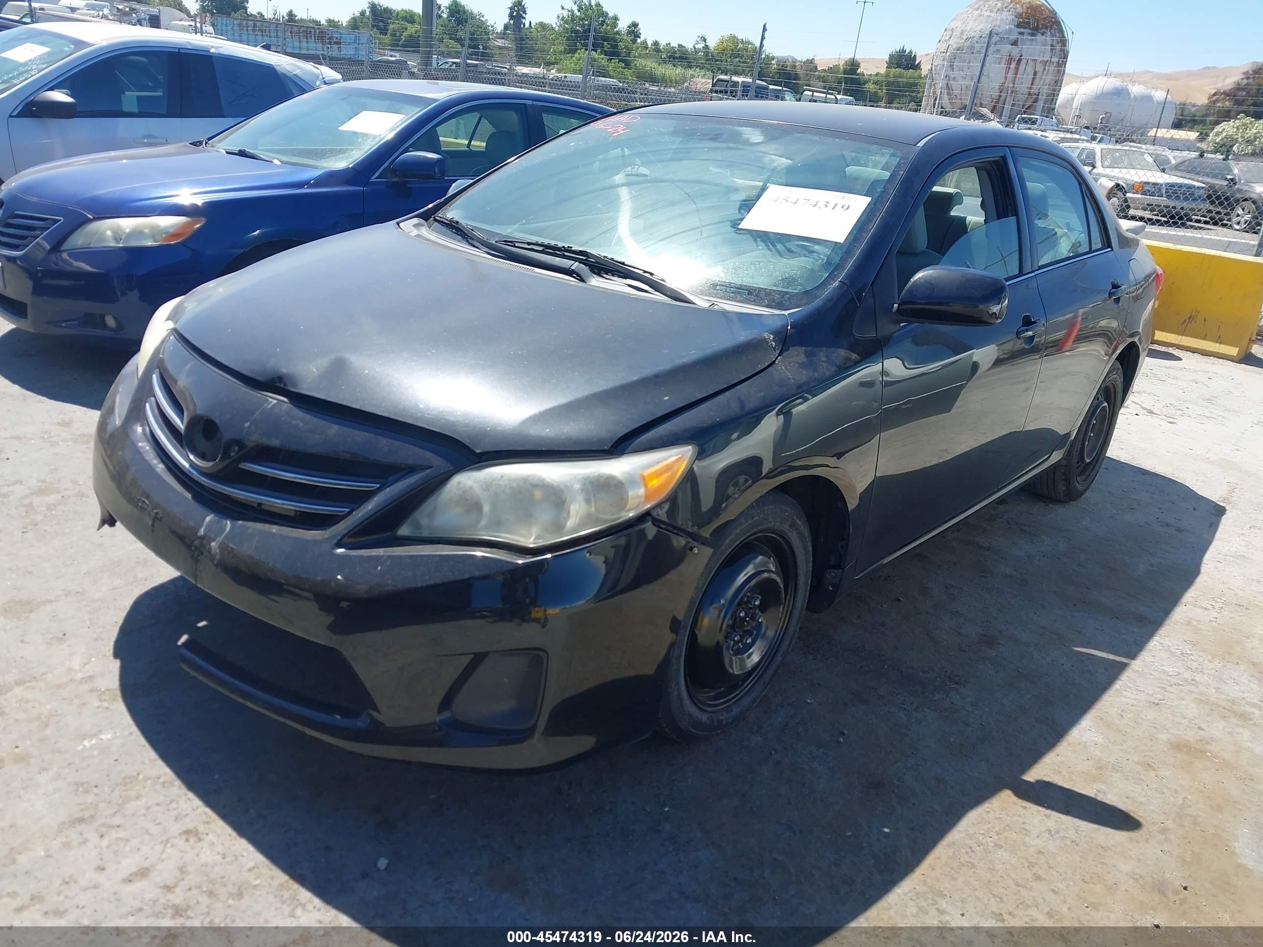 2013 Toyota Corolla Le Black vin: 5YFBU4EEXDP150654