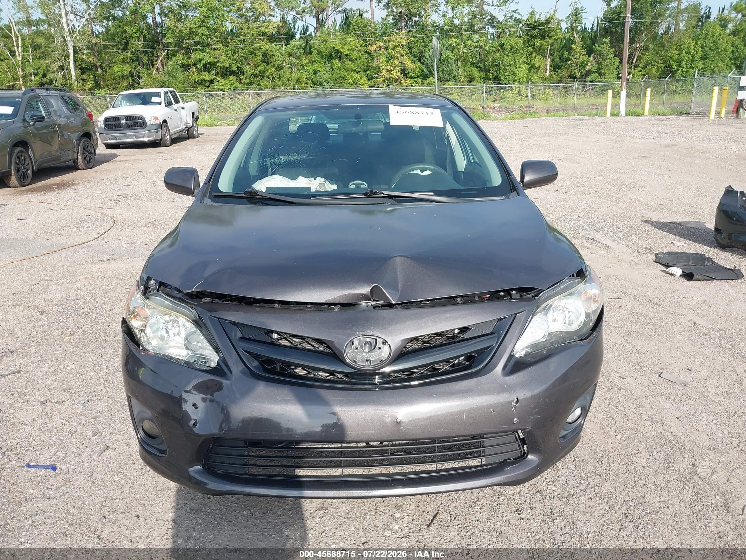2013 Toyota Corolla S Gray vin: 5YFBU4EEXDP164571