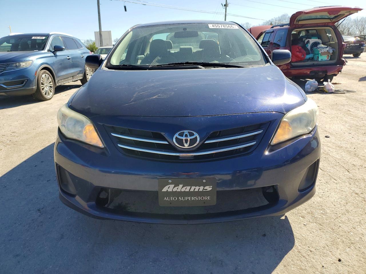 2013 Toyota Corolla Le Blue vin: 5YFBU4EEXDP166496