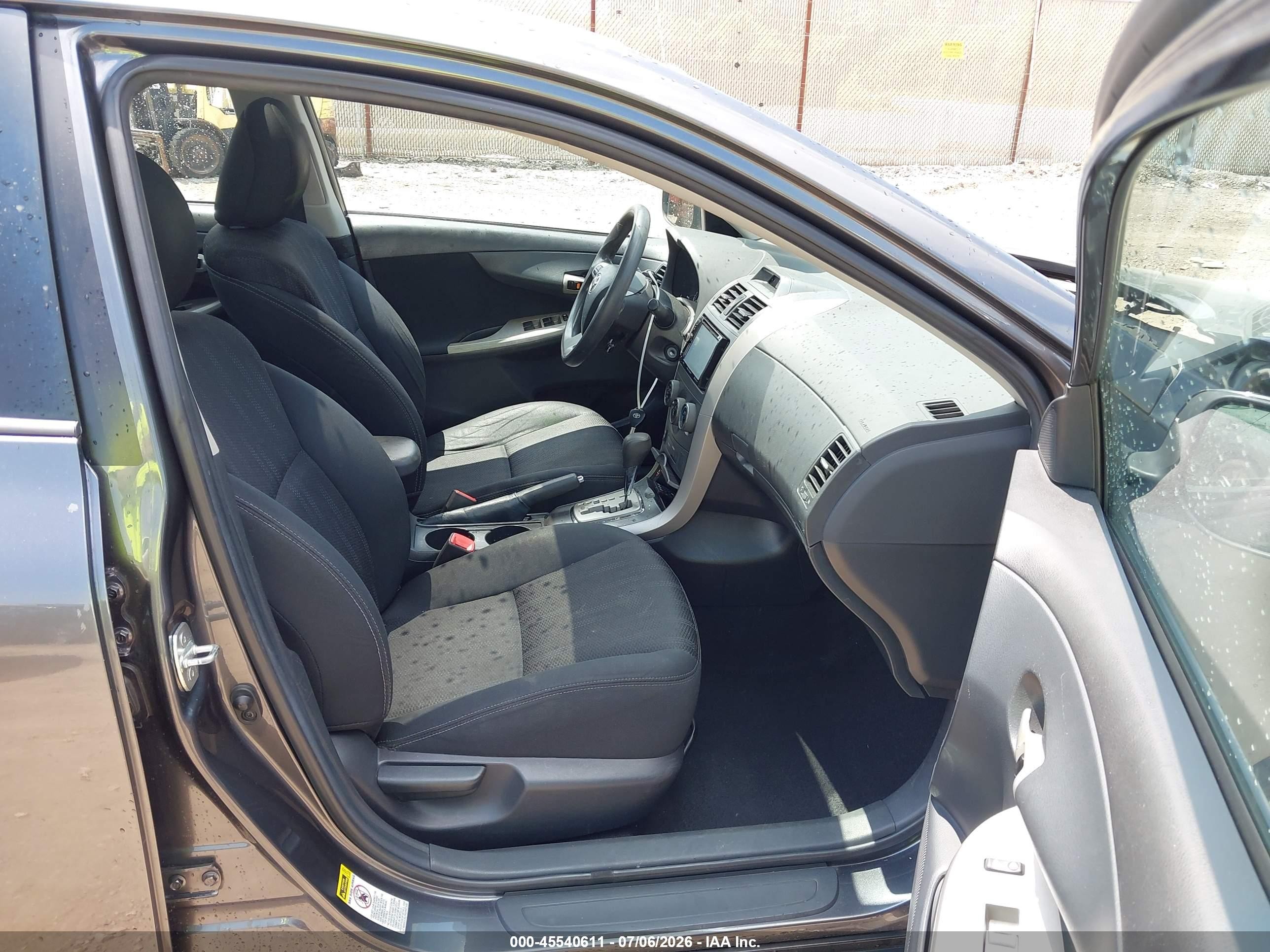 2013 Toyota Corolla S Gray vin: 5YFBU4EEXDP170743