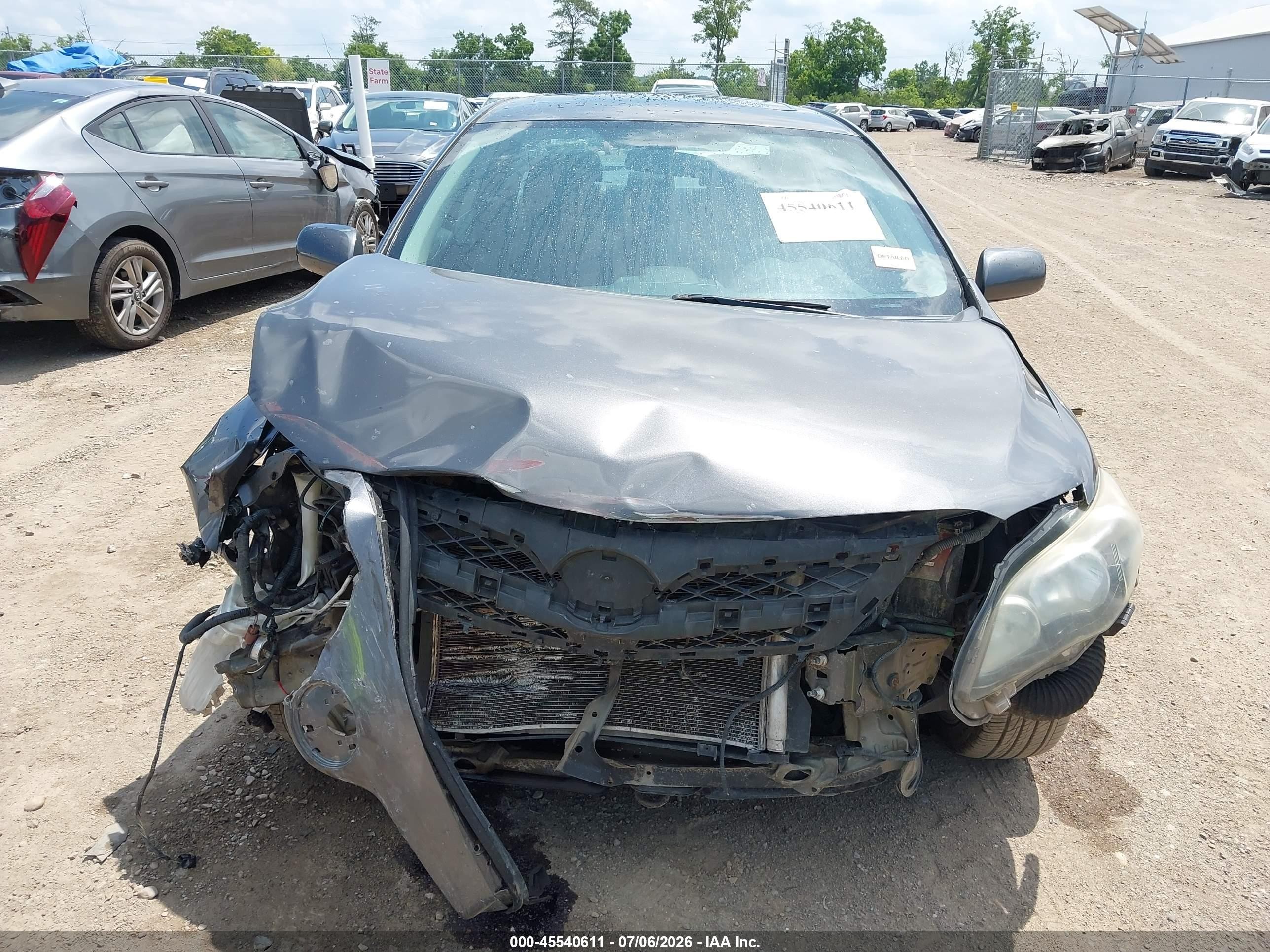 2013 Toyota Corolla S Gray vin: 5YFBU4EEXDP170743