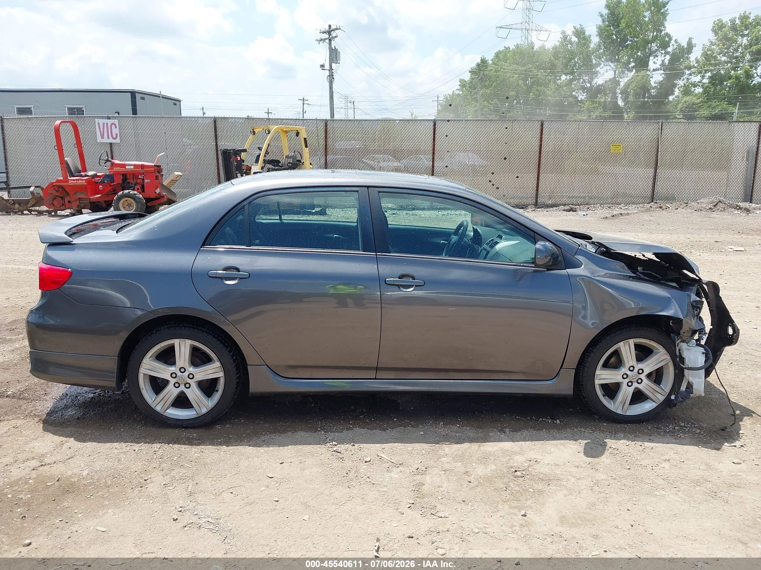 2013 Toyota Corolla S Gray vin: 5YFBU4EEXDP170743