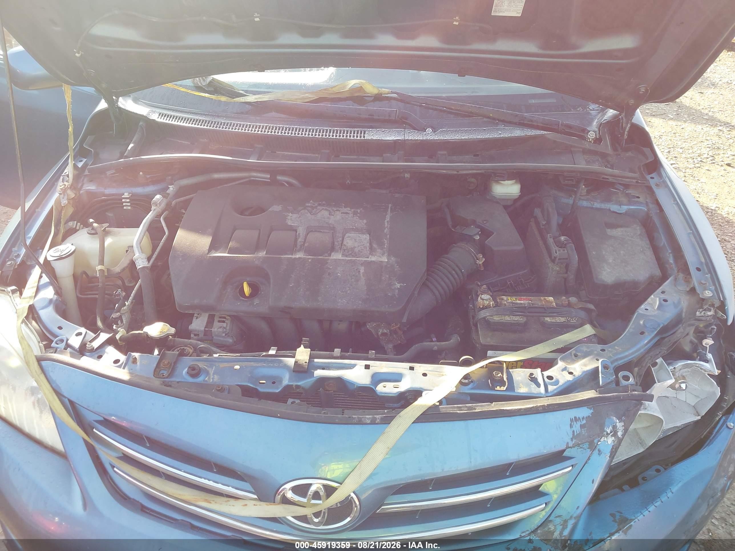 2013 Toyota Corolla Le Blue vin: 5YFBU4EEXDP175702