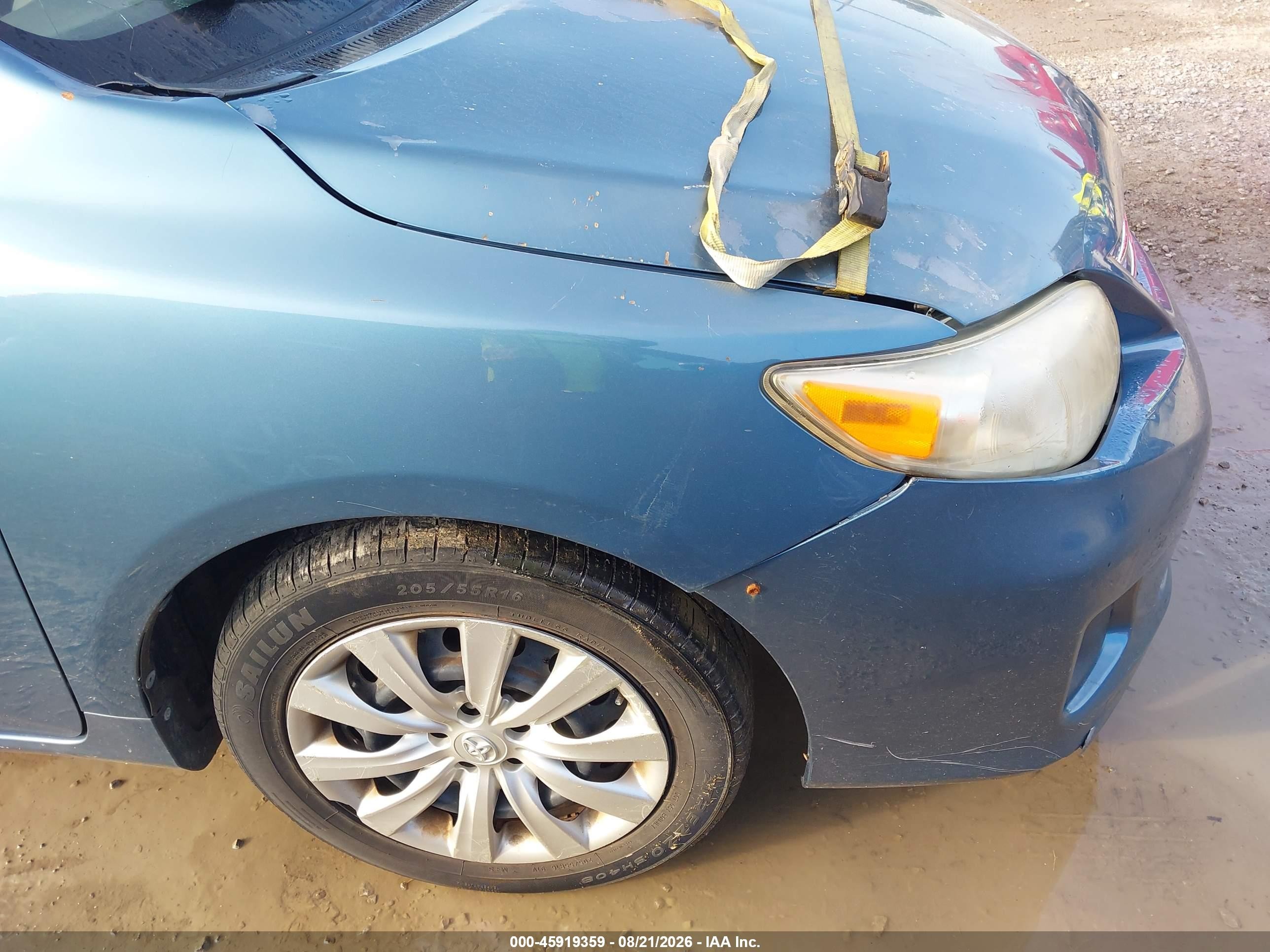 2013 Toyota Corolla Le Blue vin: 5YFBU4EEXDP175702