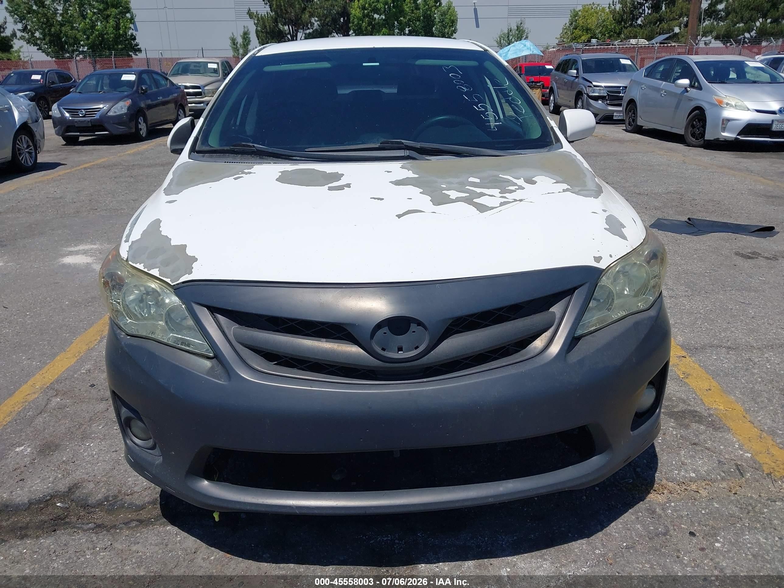 2013 Toyota Corolla S White vin: 5YFBU4EEXDP183914