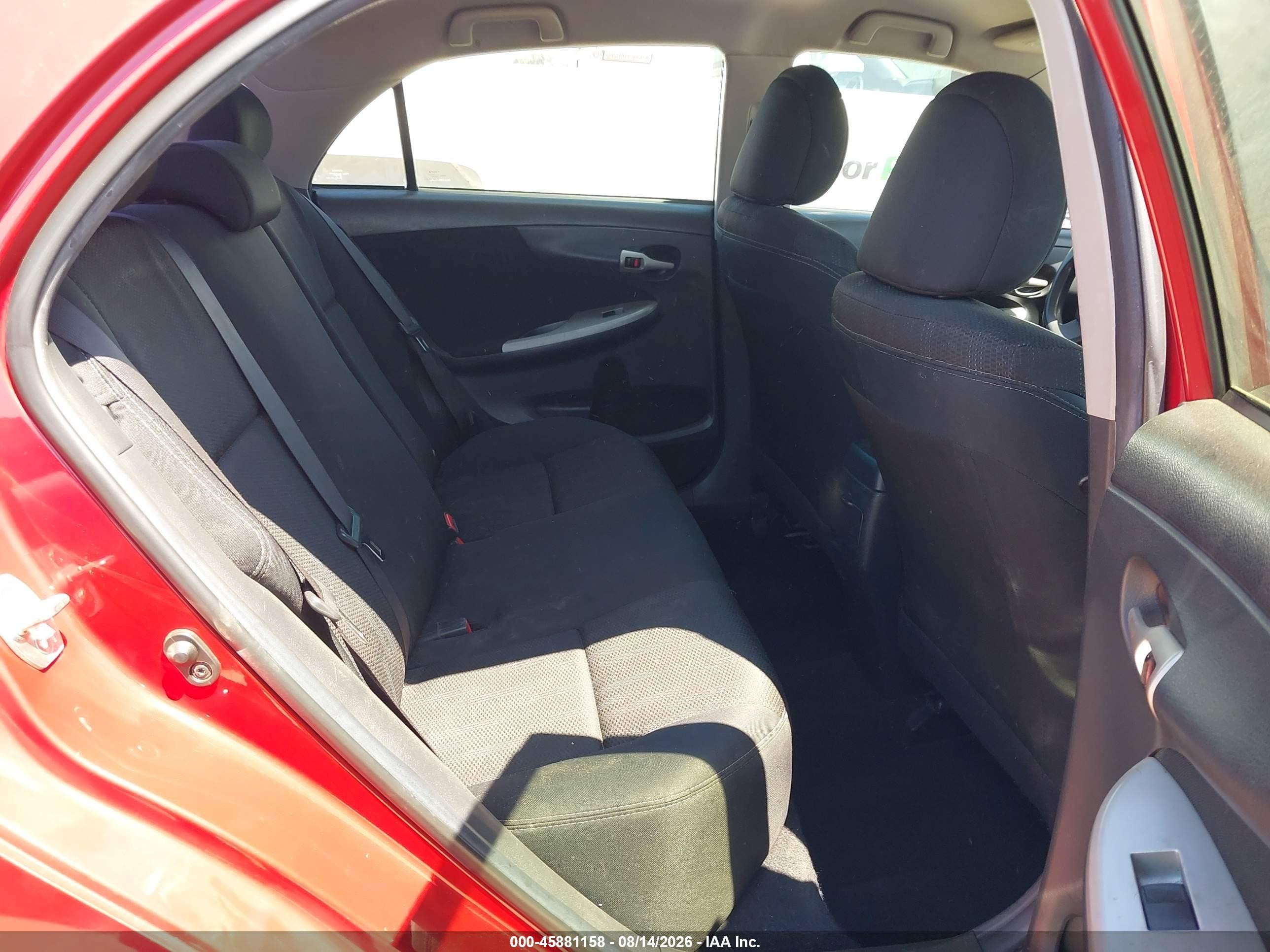 2013 Toyota Corolla S Red vin: 5YFBU4EEXDP210805