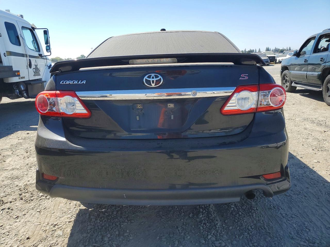 2013 Toyota Corolla S Black vin: 5YFBU4EEXDP211680