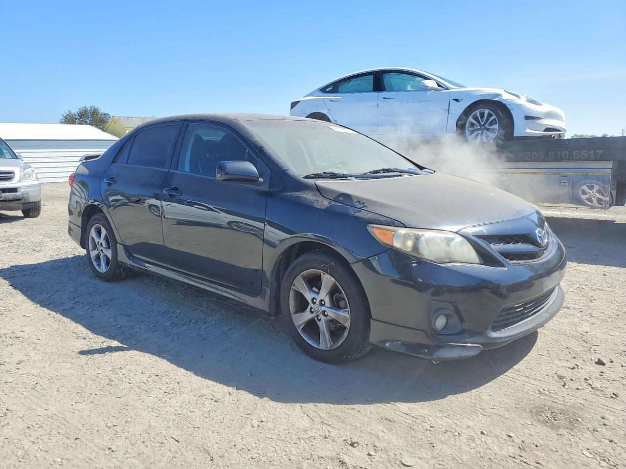 2013 Toyota Corolla S Black vin: 5YFBU4EEXDP211680