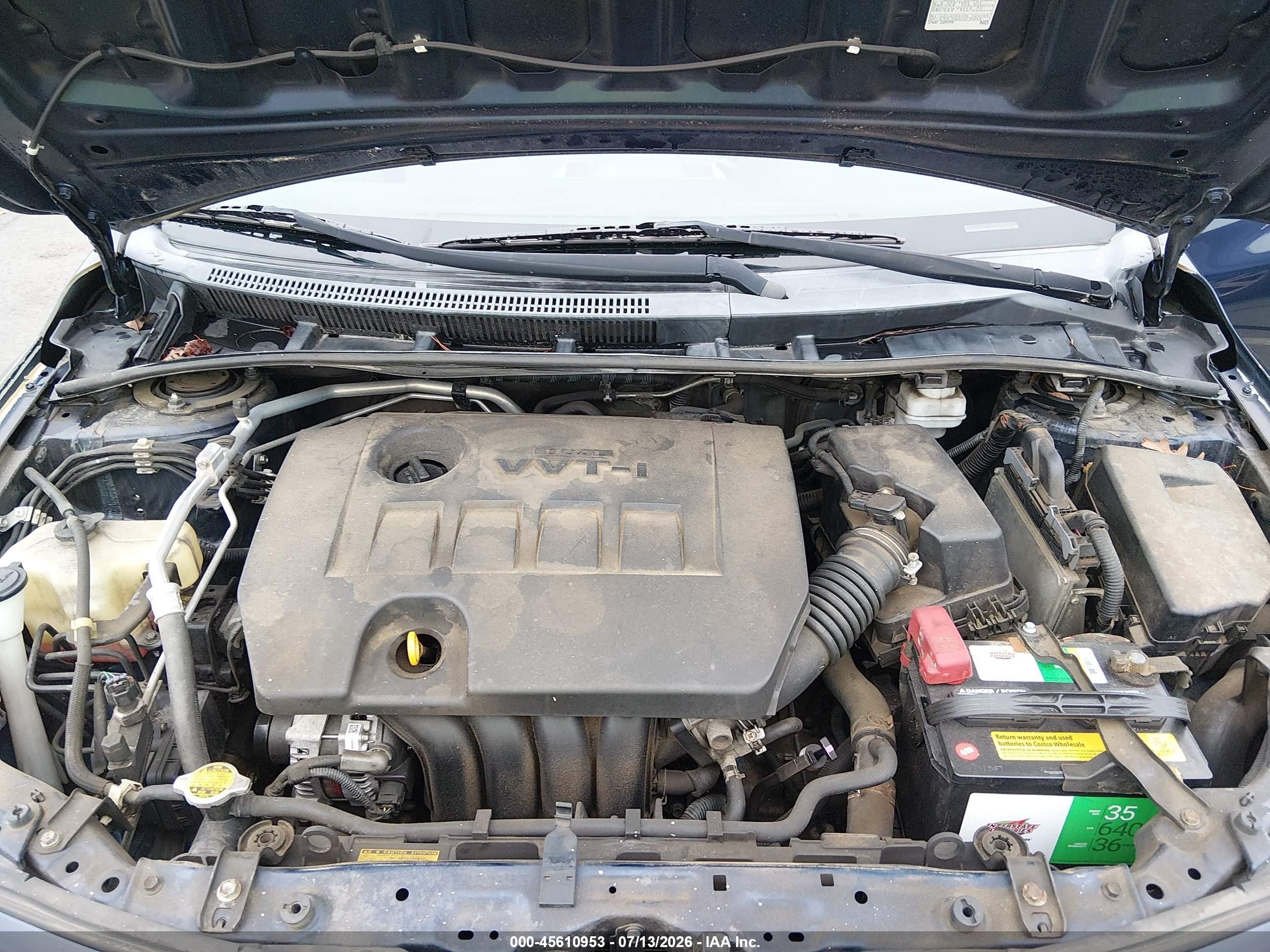 2013 Toyota Corolla Le Dark Blue vin: 5YFBU4EEXDP212411