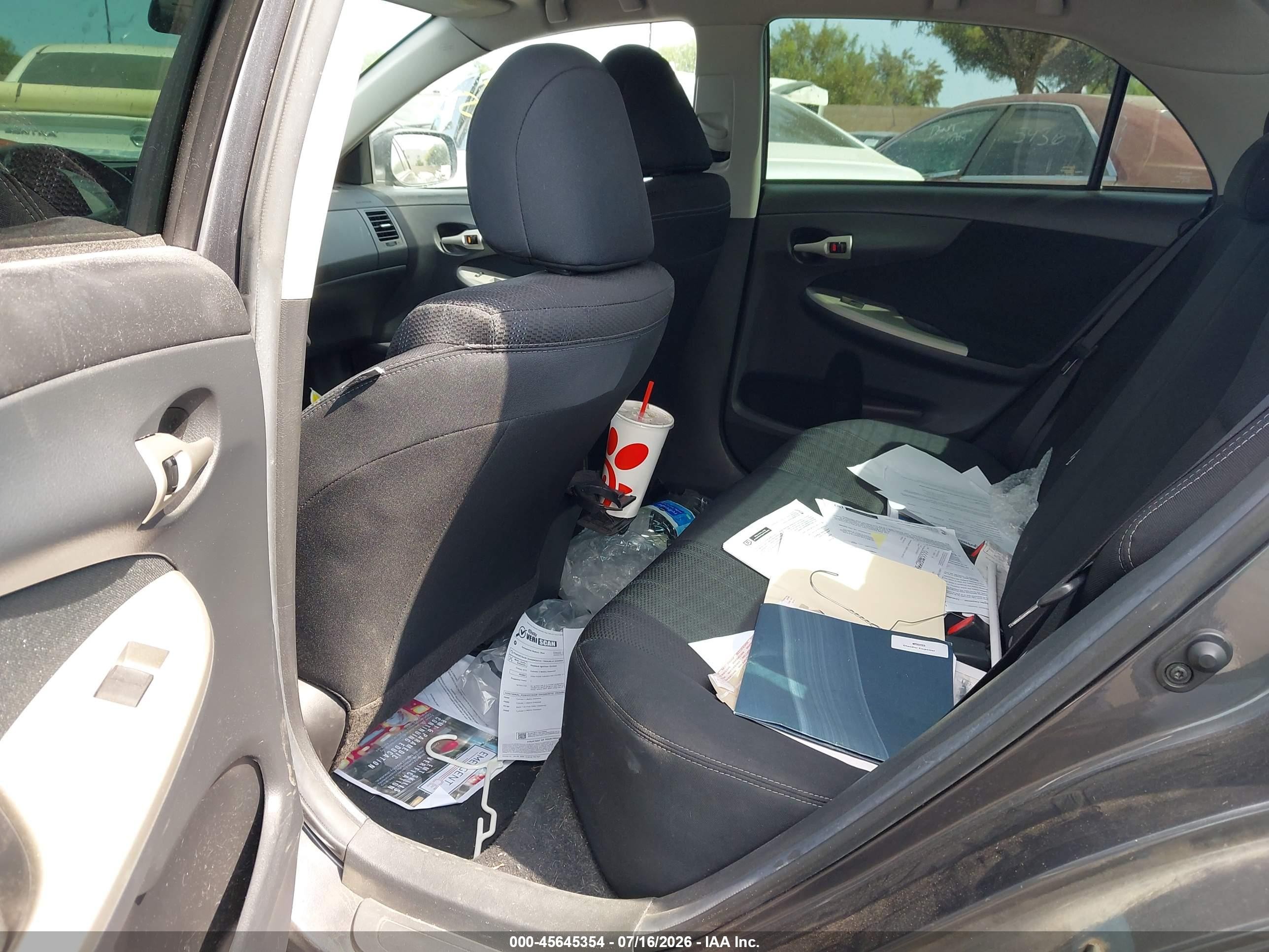 2013 Toyota Corolla S Gray vin: 5YFBU4EEXDP219987