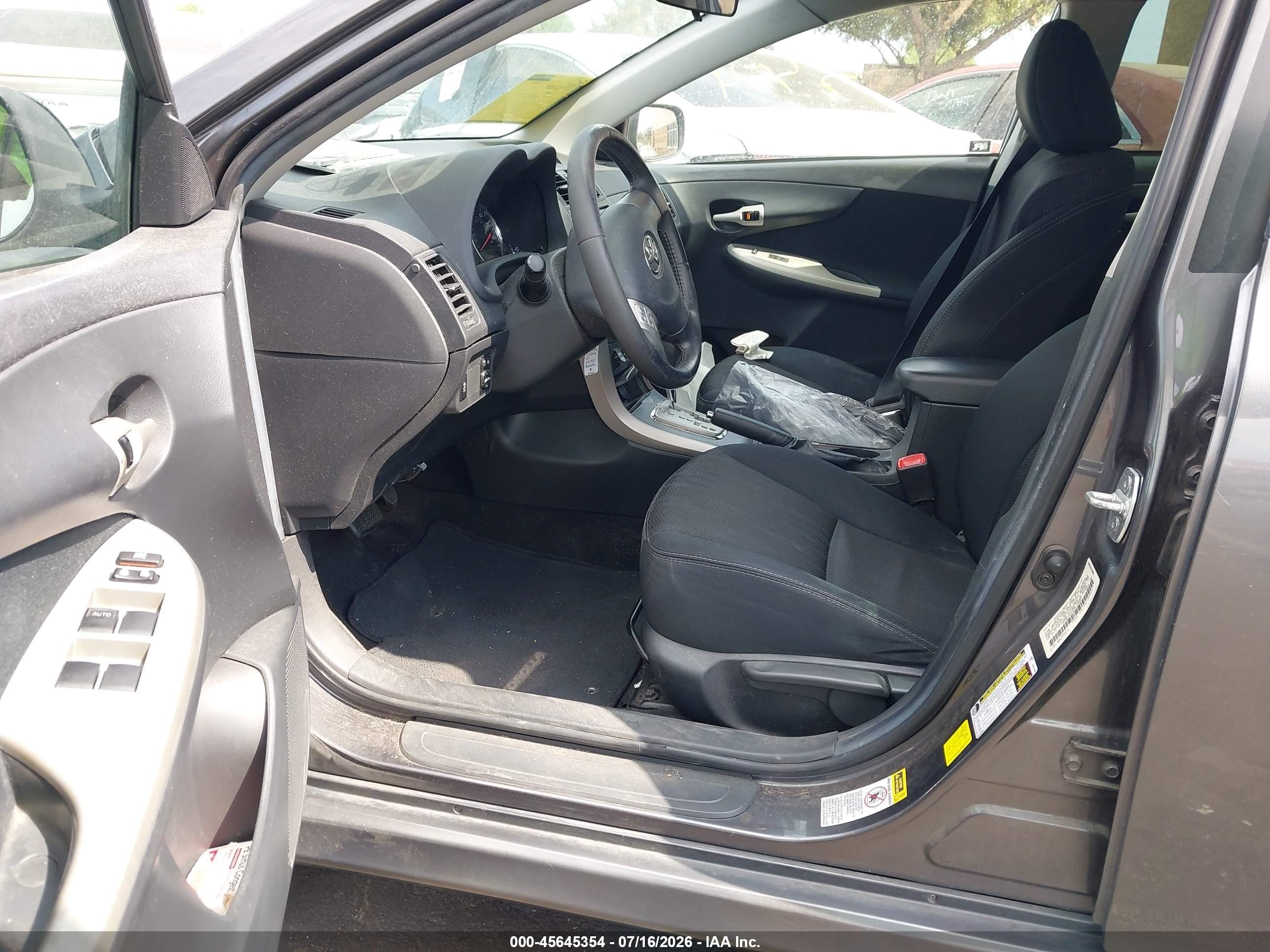 2013 Toyota Corolla S Gray vin: 5YFBU4EEXDP219987