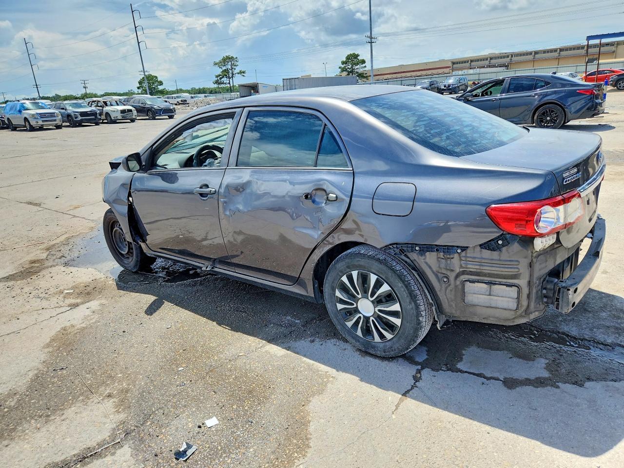 2013 Toyota Corolla L Gray vin: 5YFBU4EEXDP223375