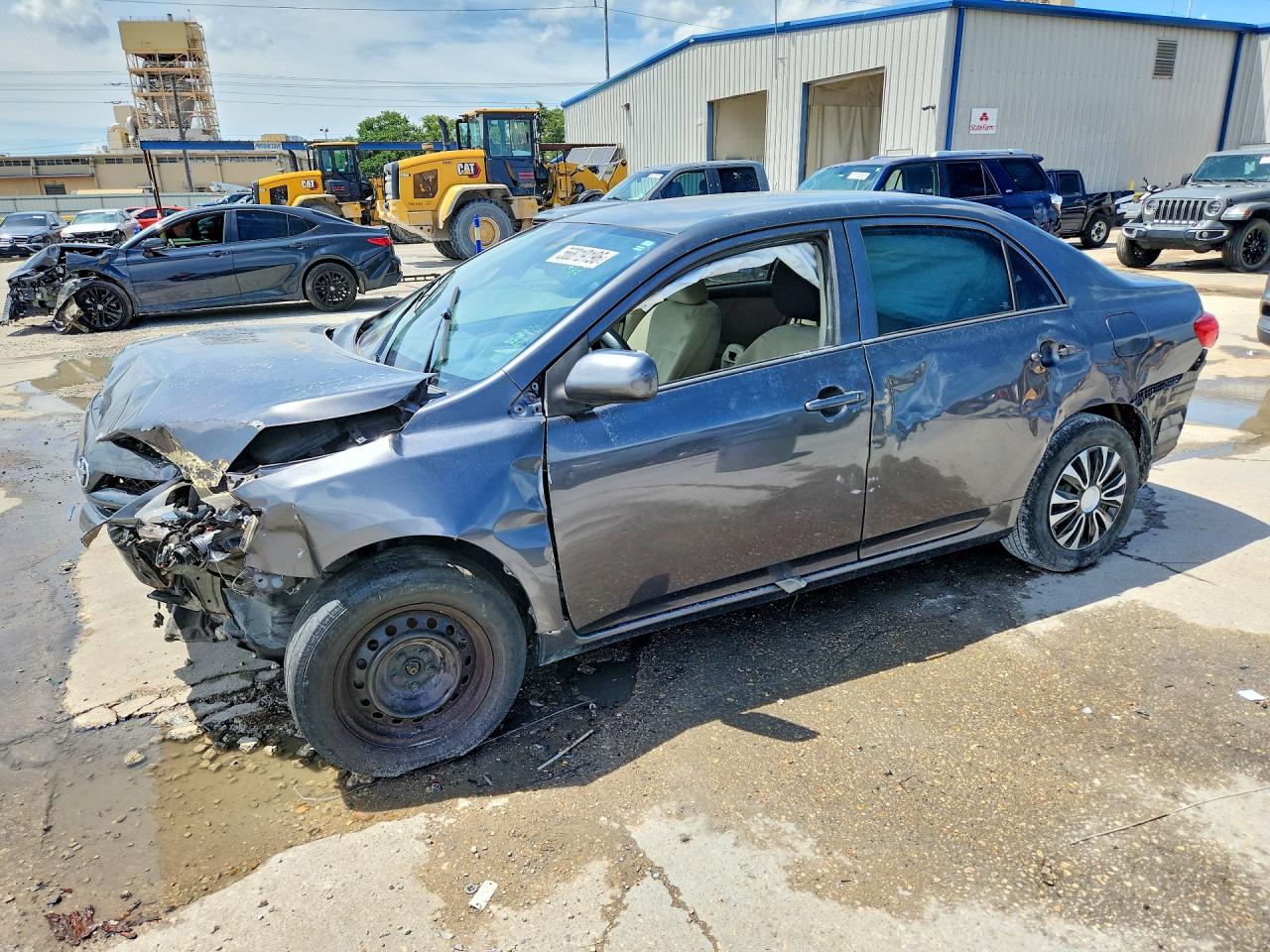 2013 Toyota Corolla L Gray vin: 5YFBU4EEXDP223375