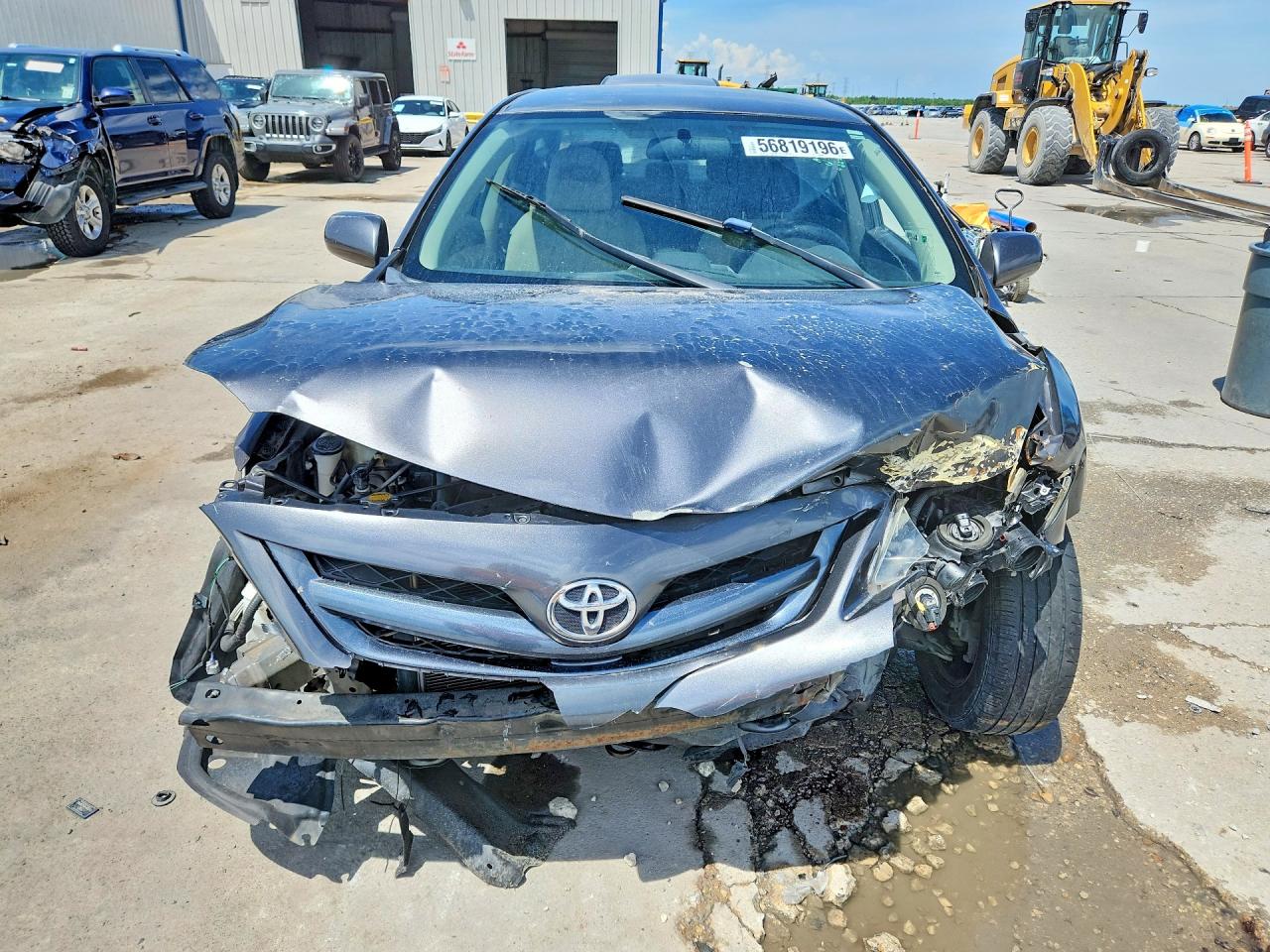 2013 Toyota Corolla L Gray vin: 5YFBU4EEXDP223375
