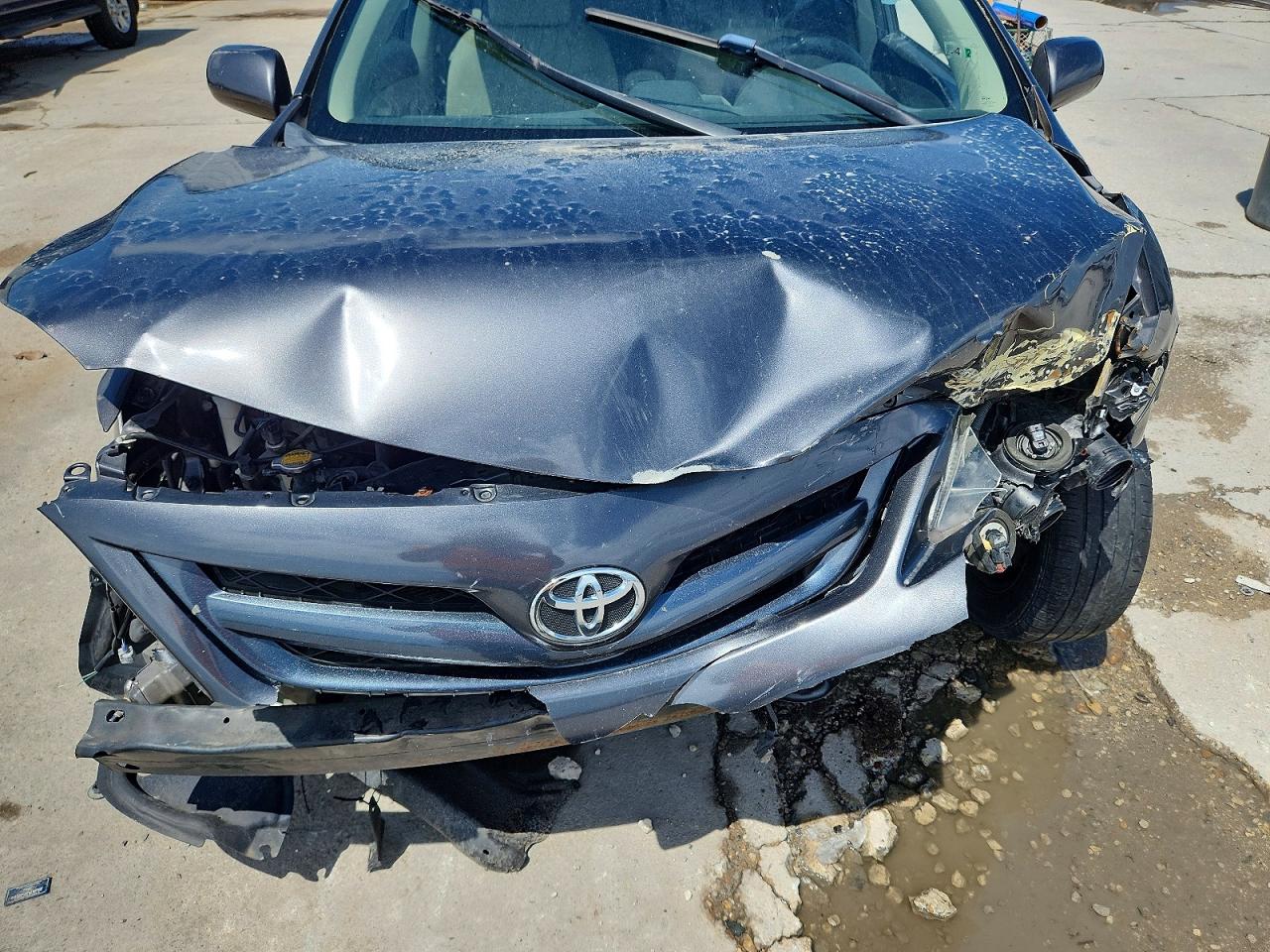 2013 Toyota Corolla L Gray vin: 5YFBU4EEXDP223375