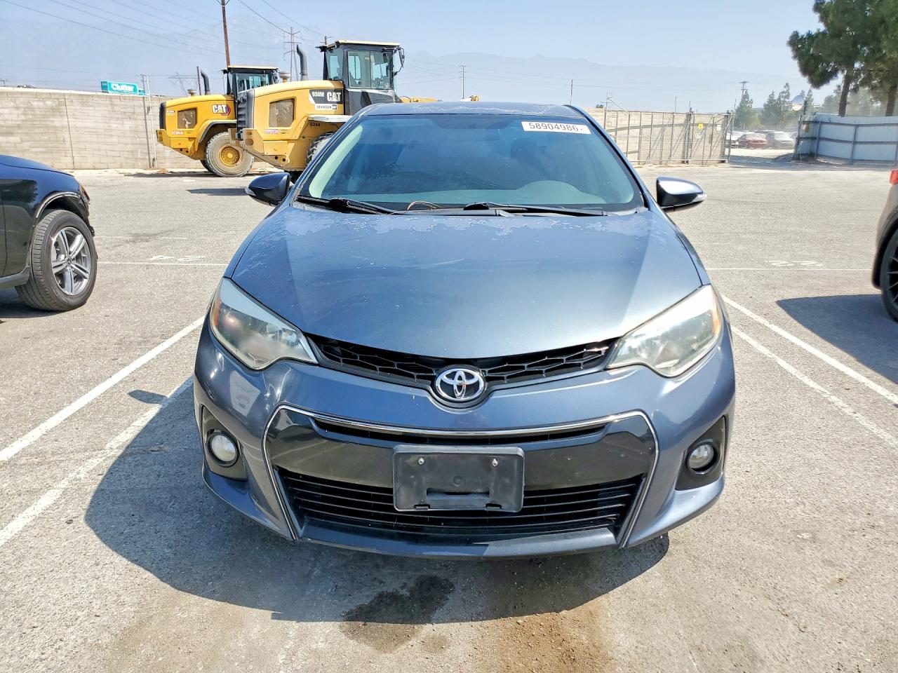 2014 Toyota Corolla S Premium Gray vin: 5YFBURHE0EP010364