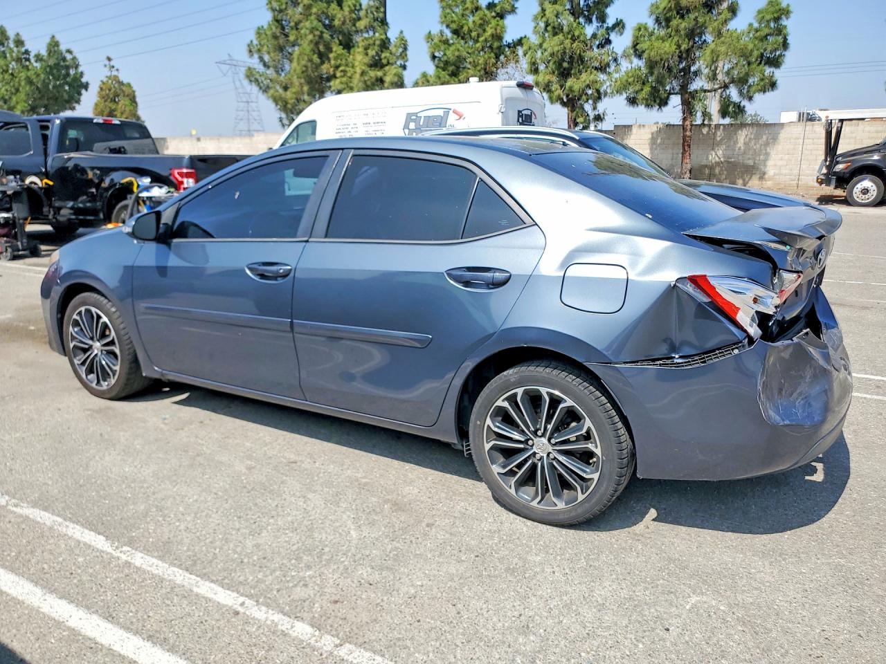 2014 Toyota Corolla S Premium Gray vin: 5YFBURHE0EP010364