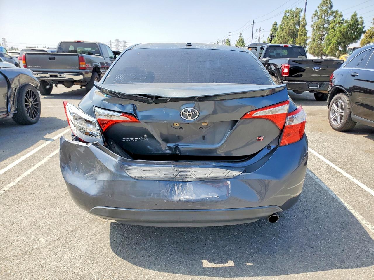 2014 Toyota Corolla S Premium Gray vin: 5YFBURHE0EP010364