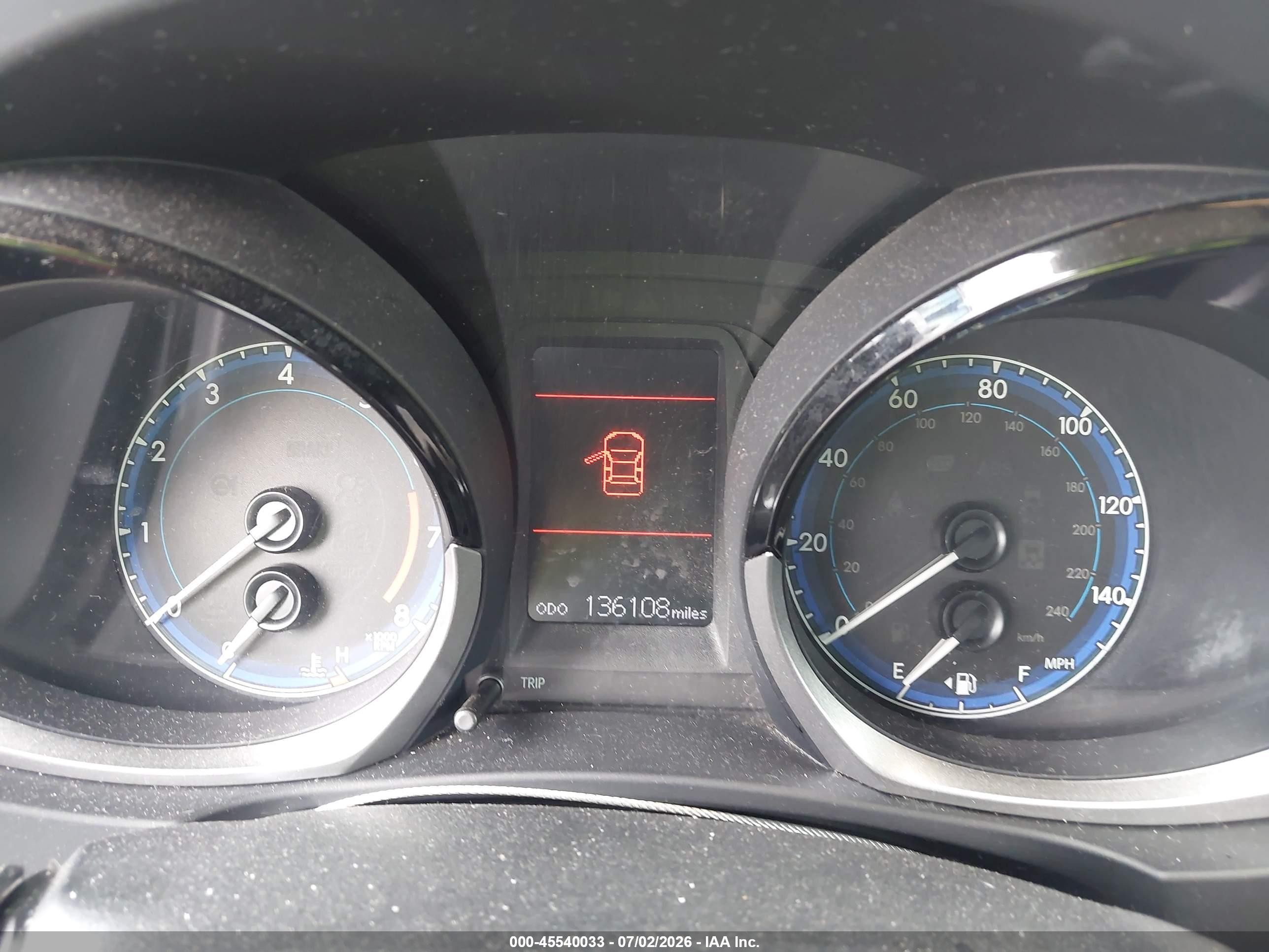 2014 Toyota Corolla S Plus Blue vin: 5YFBURHE0EP054154