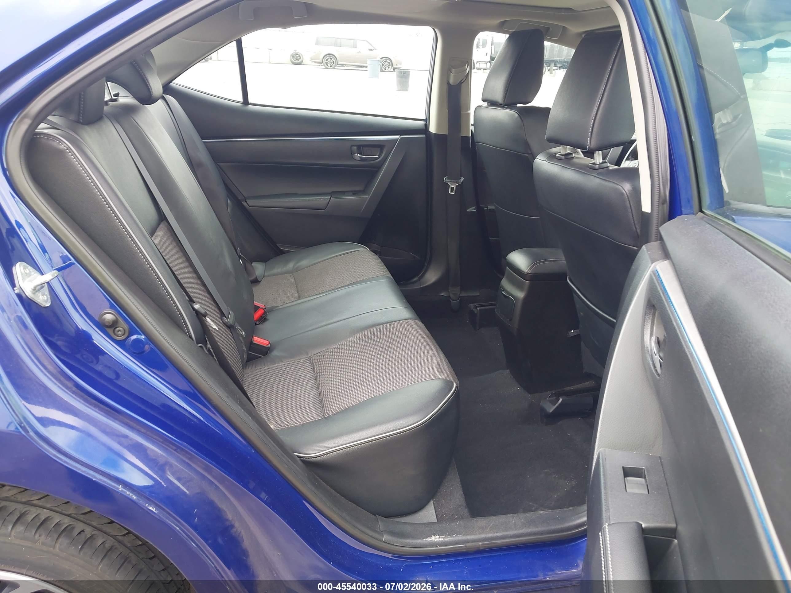 2014 Toyota Corolla S Plus Blue vin: 5YFBURHE0EP054154