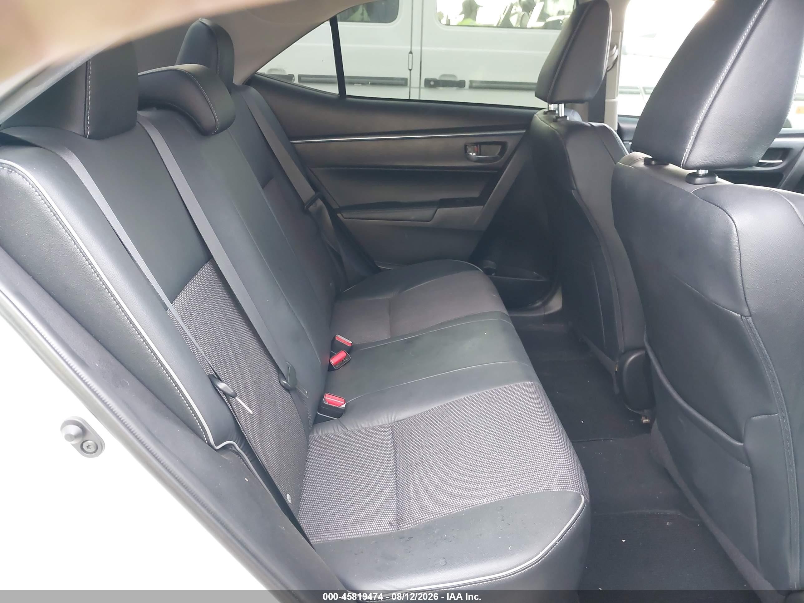 2014 Toyota Corolla S Plus White vin: 5YFBURHE0EP077983