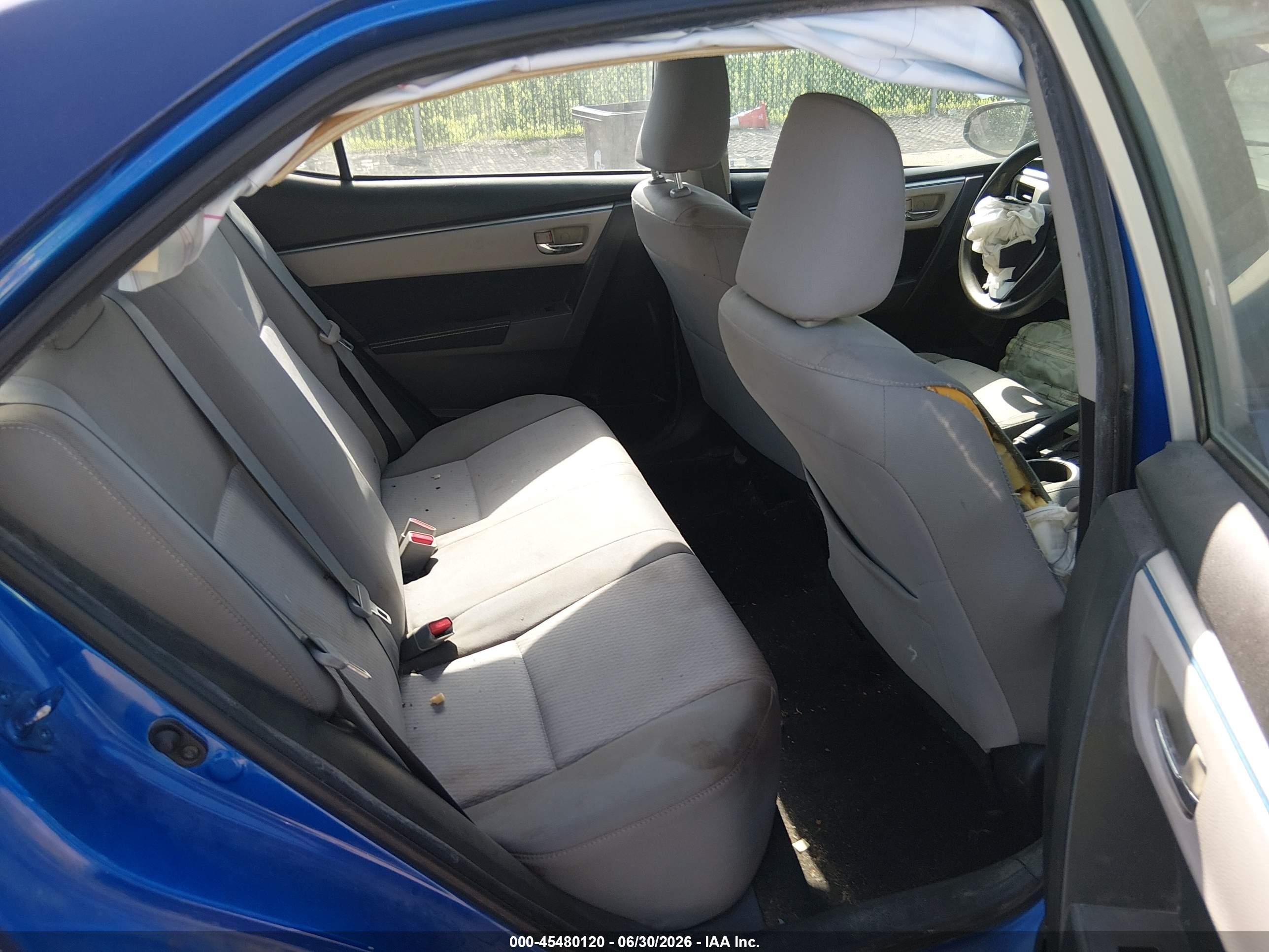 2014 Toyota Corolla Le Blue vin: 5YFBURHE0EP080933