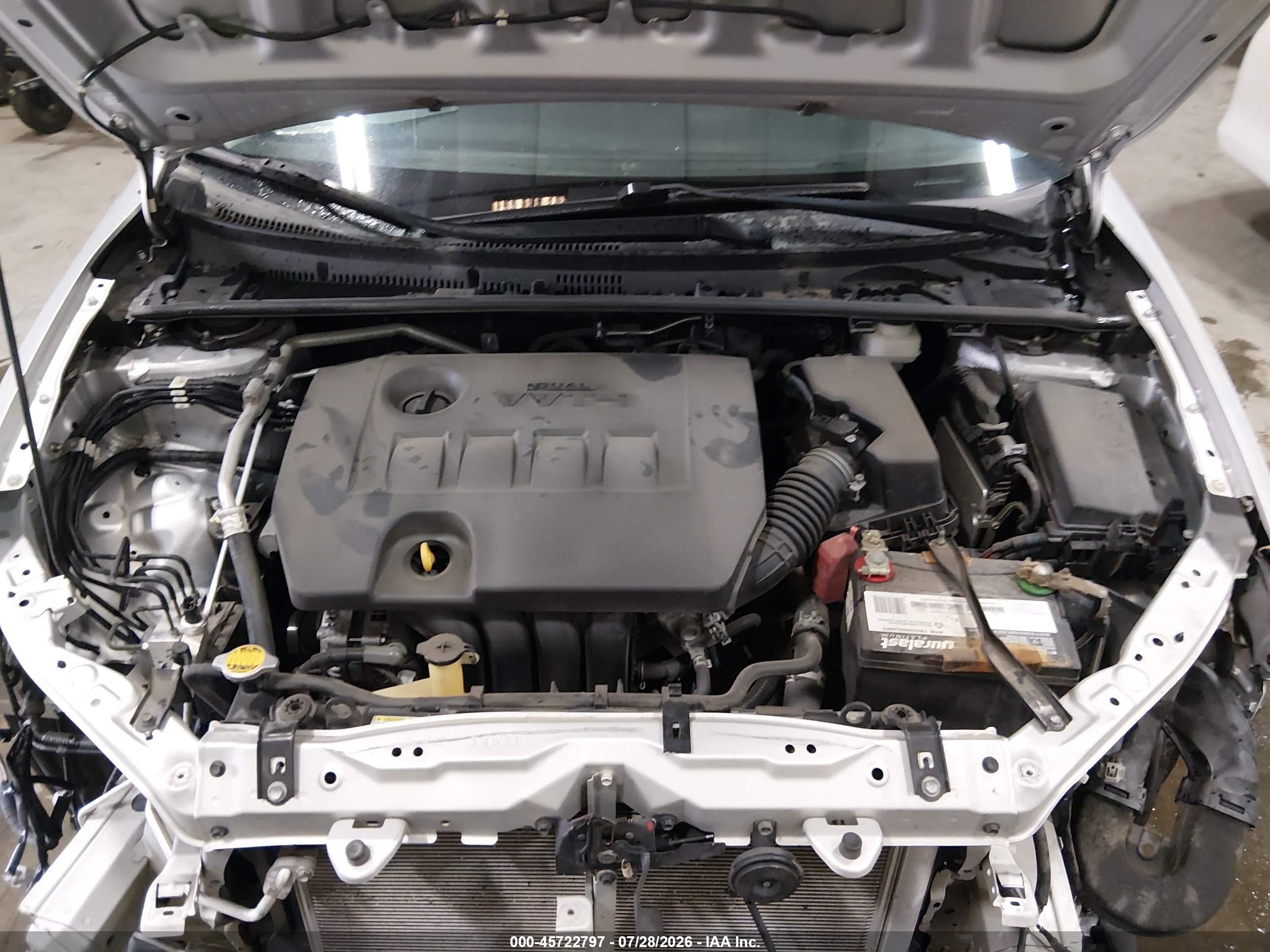 2014 Toyota Corolla Le Gray vin: 5YFBURHE0EP090183