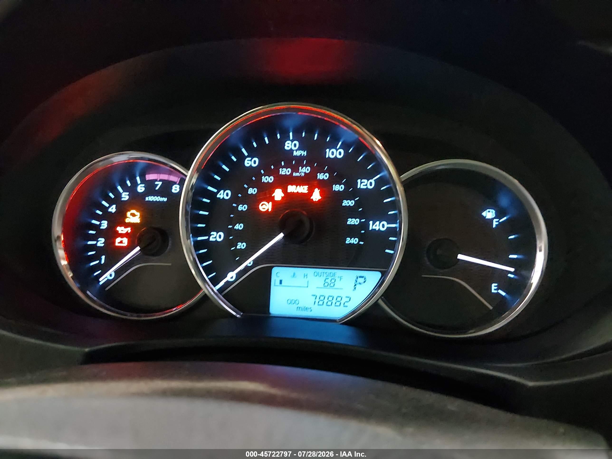 2014 Toyota Corolla Le Gray vin: 5YFBURHE0EP090183